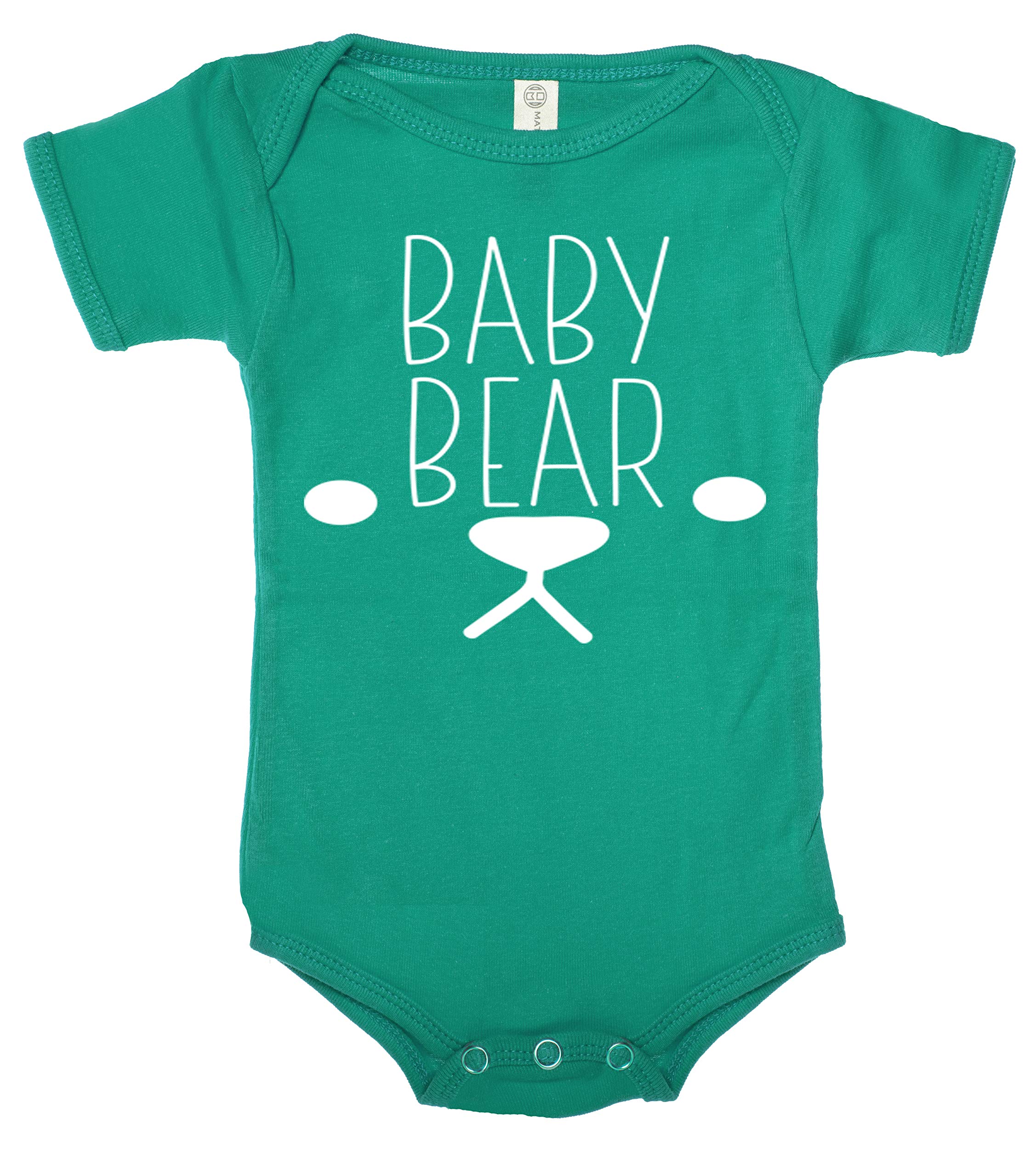 Mato & Hash Baby Bear Romper - Soft Cotton One-Piece Bodysuit for Newborns & Infants - Cute Animal Outfit for Photo Shoots, Playdates & Everyday Wear