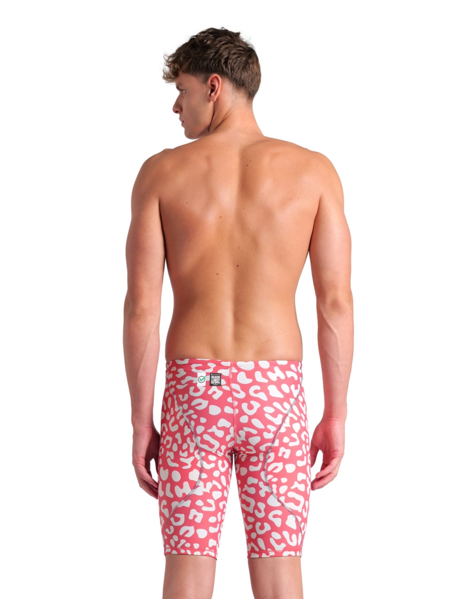 Limited Edition Powerskin ST NEXT Jammer - High Performance Swimwear in Leopard Skin Geranium Print for Competitive Swimming & Training