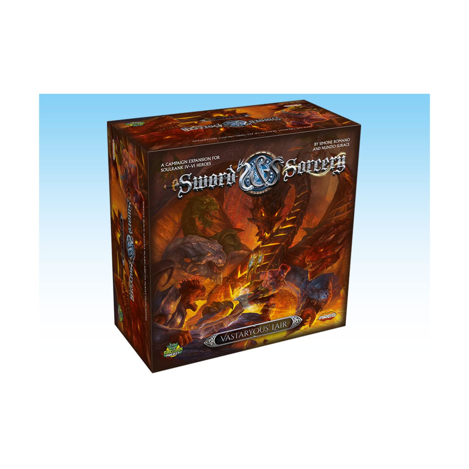 Sword & Sorcery: Vastaryous' Lair Board Game - Ares Games AREGRPR104 Fantasy Adventure Strategy Game for Adults & Teens - Perfect for Game Nights & RPG Enthusiasts