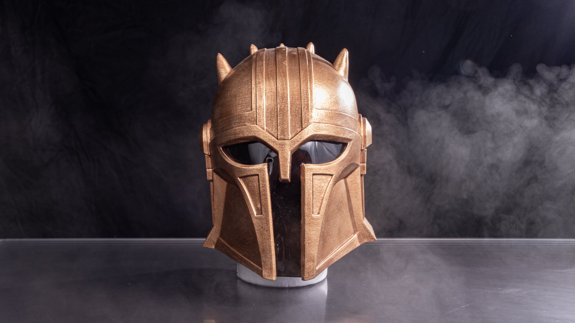 Premium Mandalorian Armorer Helmet - Authentic Star Wars Cosplay Costume Accessory for Halloween, Comic Con & Costume Parties