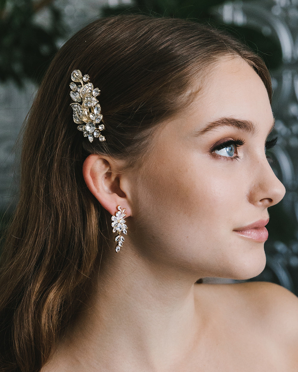 Jovie Bridal Hair Clip - Elegant Crystal Wedding Hair Accessories for Brides, Bridesmaids & Prom | Perfect for Weddings, Formal Events & Special Occasions