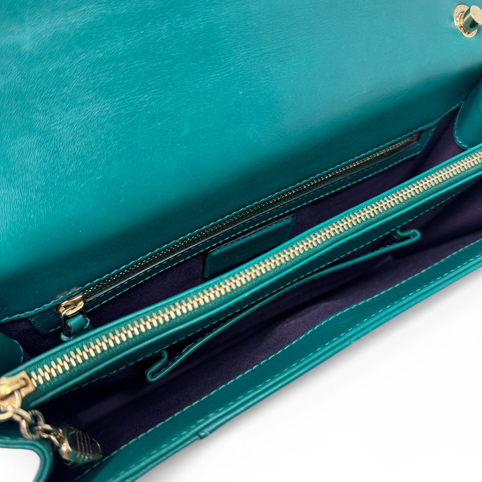 Bvlgari Green Medium Serpenti Shoulder Bag - Luxury Leather Handbag for Women, Perfect for Parties, Work & Evening Events
