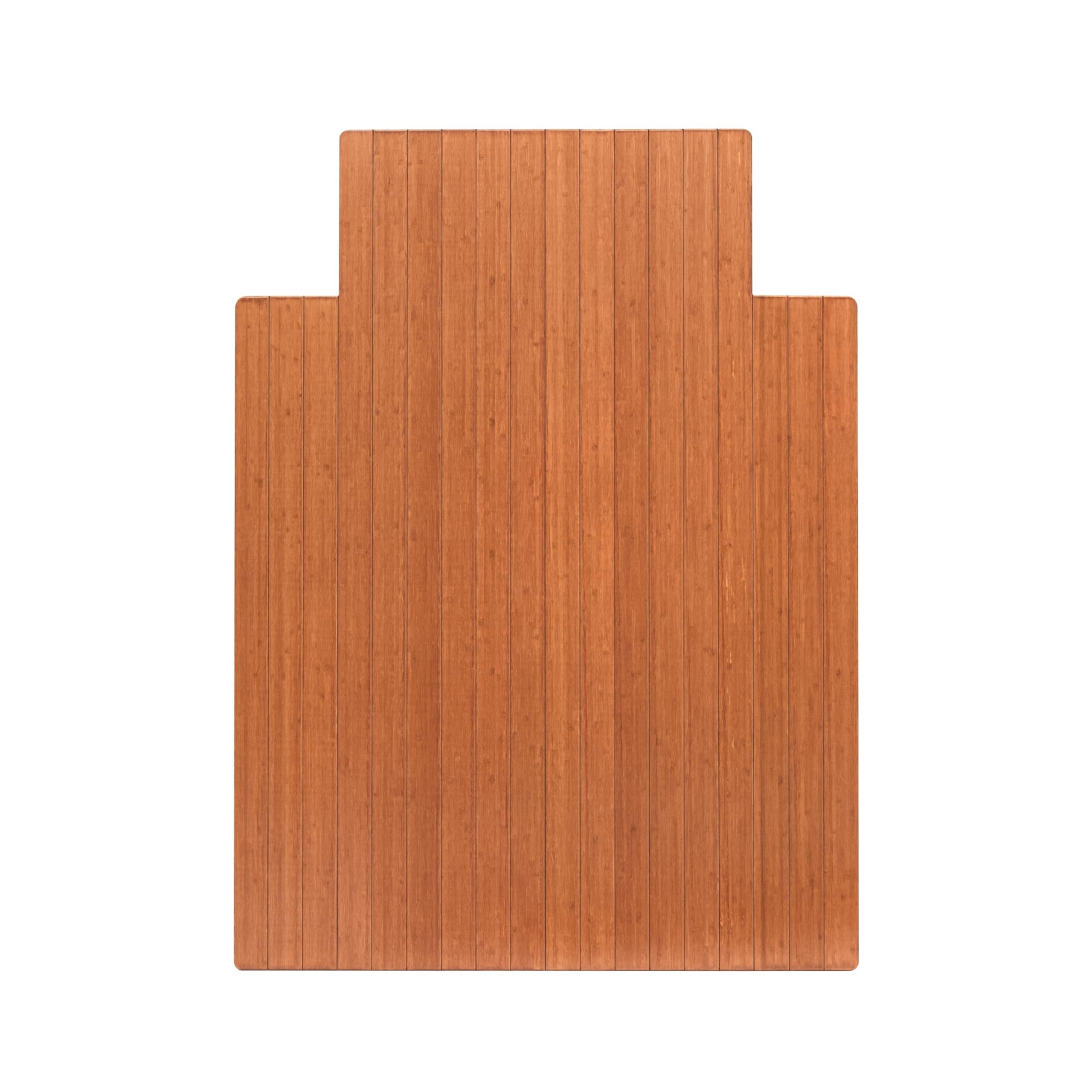 Premium Bamboo Chair Mat for Hardwood Floors - 5mm Thick Anti-Slip Office Chair Mat for Home & Office - Heavy Duty Floor Protector for Rolling Chairs (Ideal for Home Office, Study Room & Workspace)