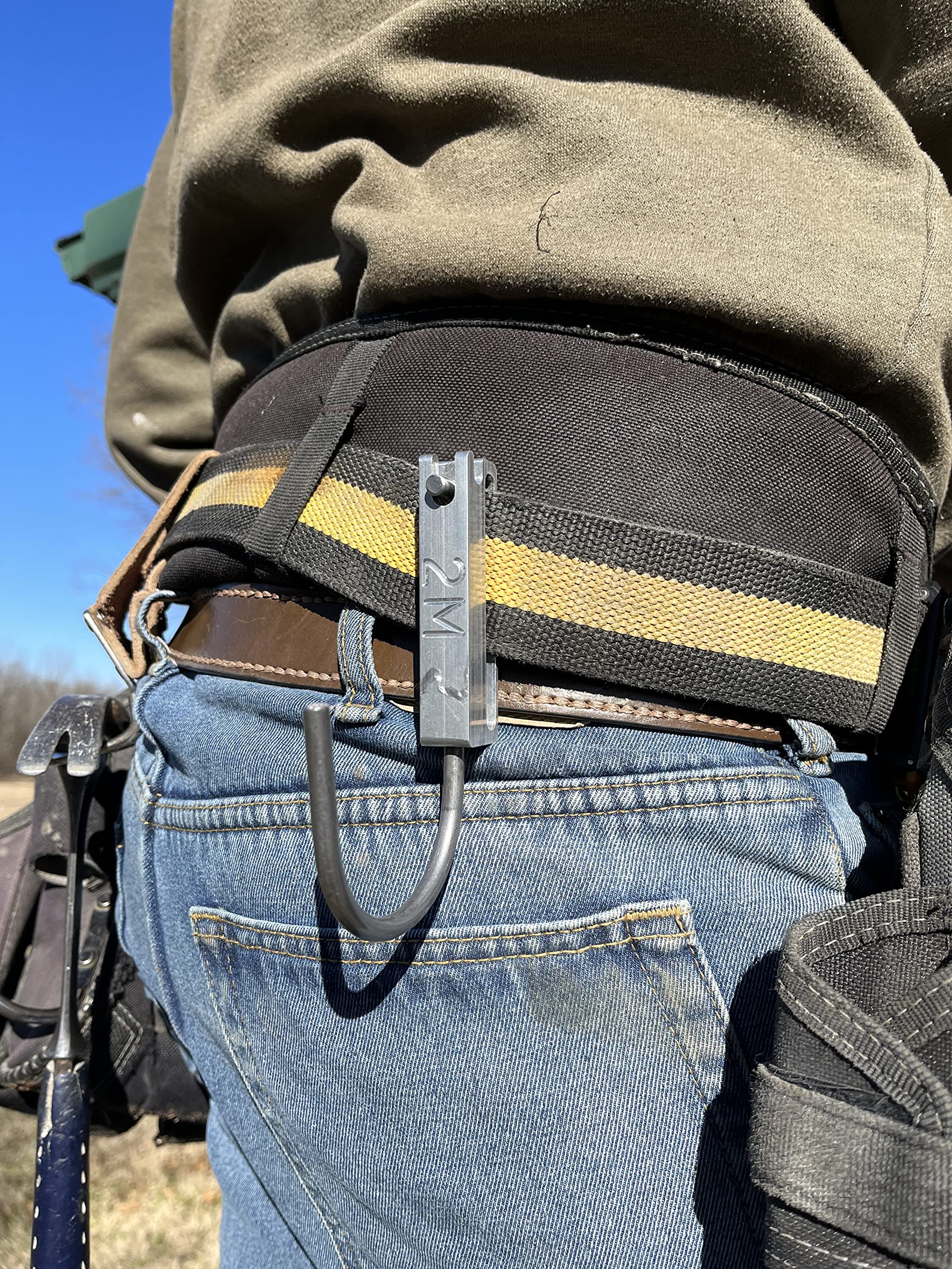 Universal Tool Holder - Heavy Duty Cordless Drill Hook & Belt Holster for Power Tools | Made in USA | Perfect for Construction, DIY & Workshop Organization