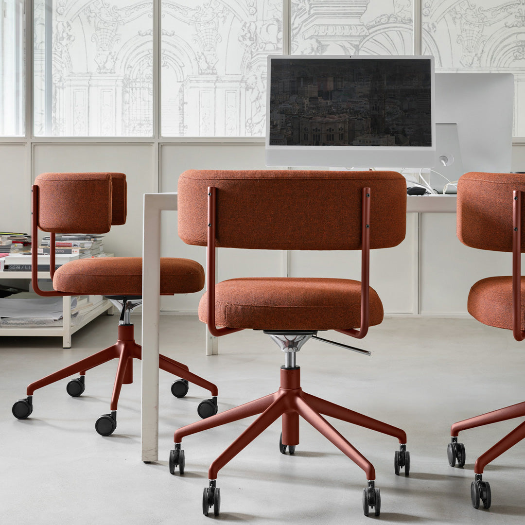 Amelie DP TS Office Armchair - Ergonomic Desk Chair with Adjustable Height for Home & Office Workspace - Perfect for Long Hours Sitting, Computer Work, and Video Conferences