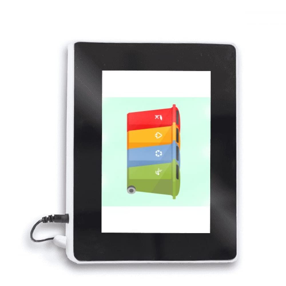 Multifunctional Magic Mirror Lamp with Photo Frame & Dustbin - Perfect for Home, Office, and Care Environment Organization