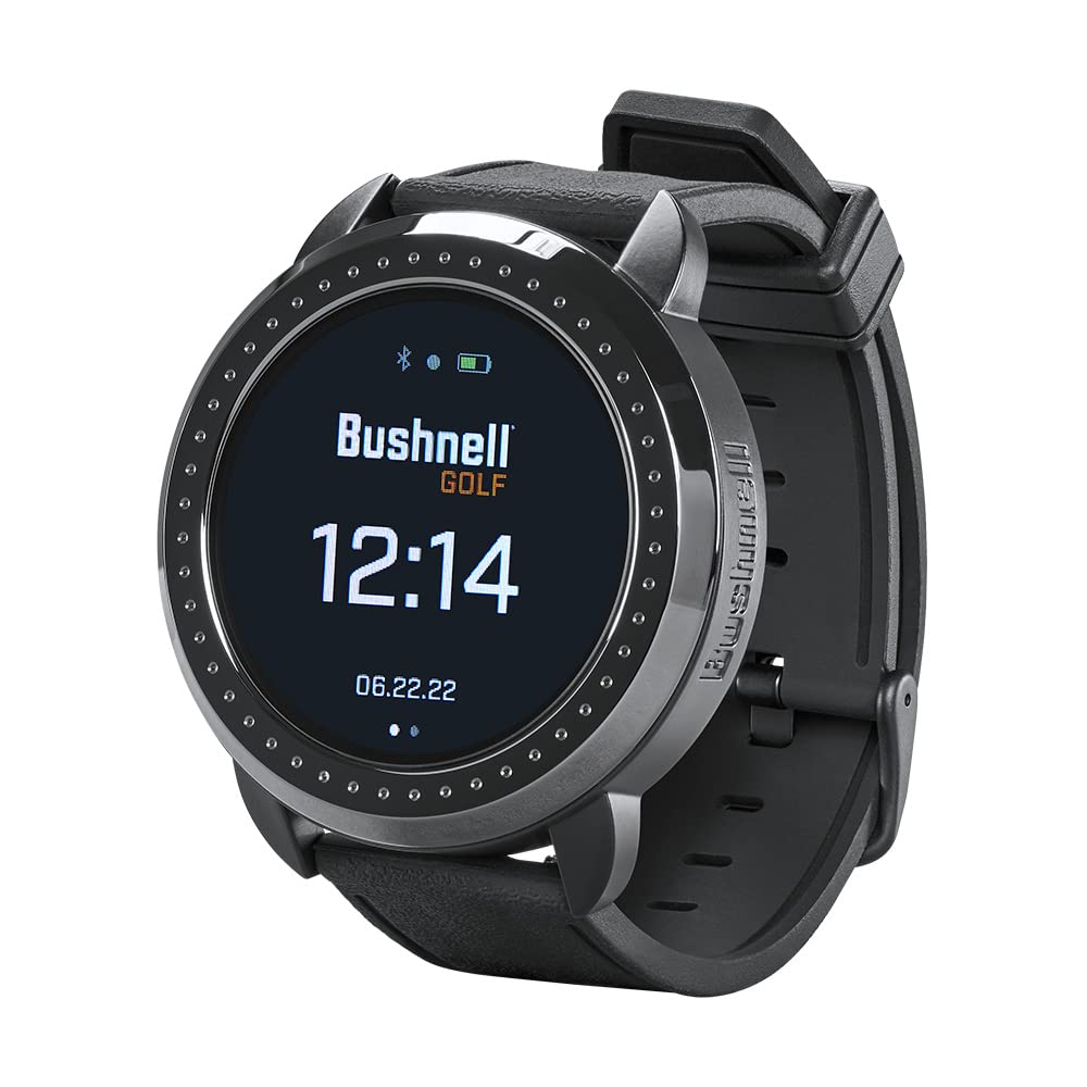 Bushnell iON Elite (Black) Golf GPS Watch - Color Touchscreen Smartwatch with 12+ Hour Battery, 38,000+ Preloaded Courses & Slope Distances - Includes Screen Protectors & Charger - Perfect for Golfers & Outdoor Enthusiasts