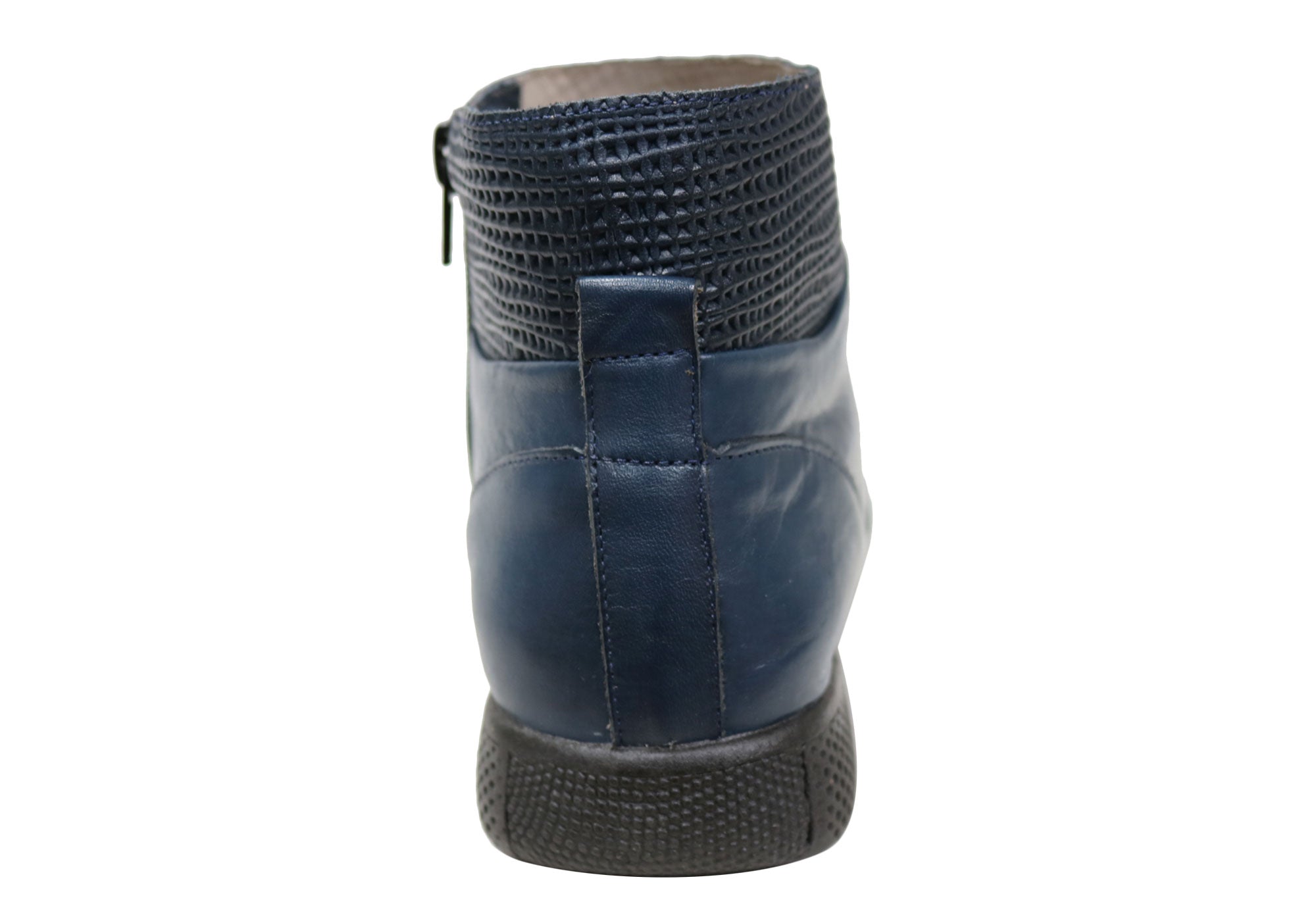 J Gean Angie Women's Comfortable Leather Ankle Boots - Made in Brazil - Perfect for Work, Casual Wear & Fall Fashion