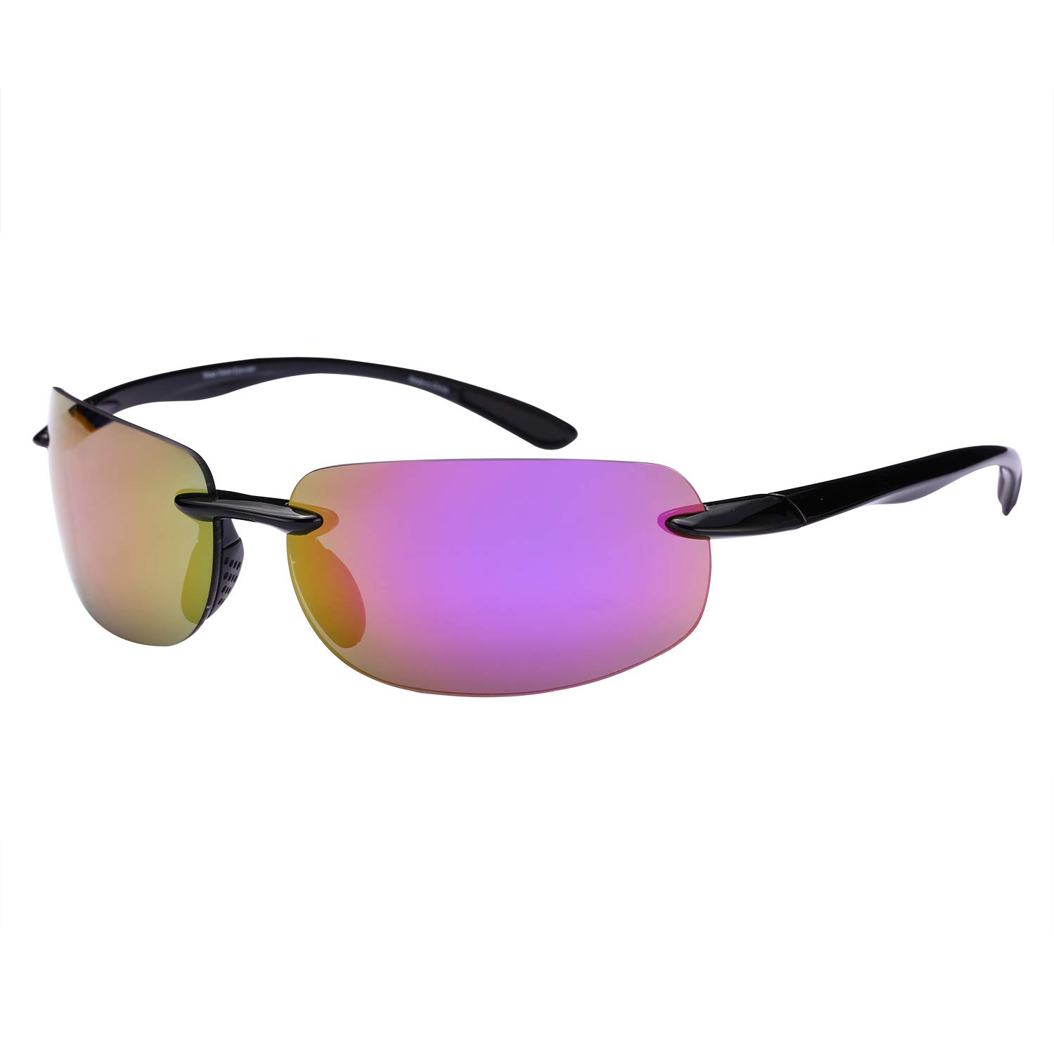 Polarized Sports Sunglasses for Men & Women - Lightweight UV Protection Wraparound Frames - Perfect for Running, Cycling & Outdoor Activities
