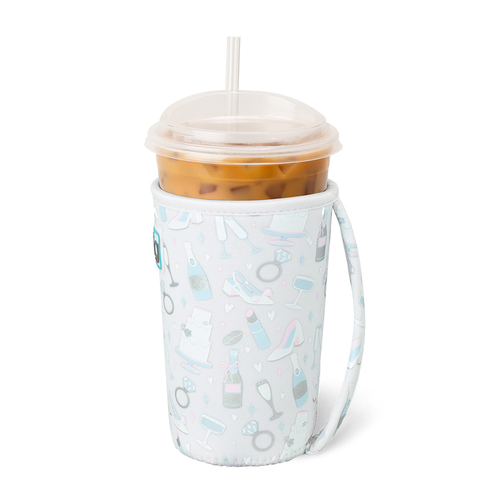 Bride to Be Medium Iced Cup Coolie - Insulated Tumbler for Bachelorette Parties, Bridal Showers & Wedding Celebrations