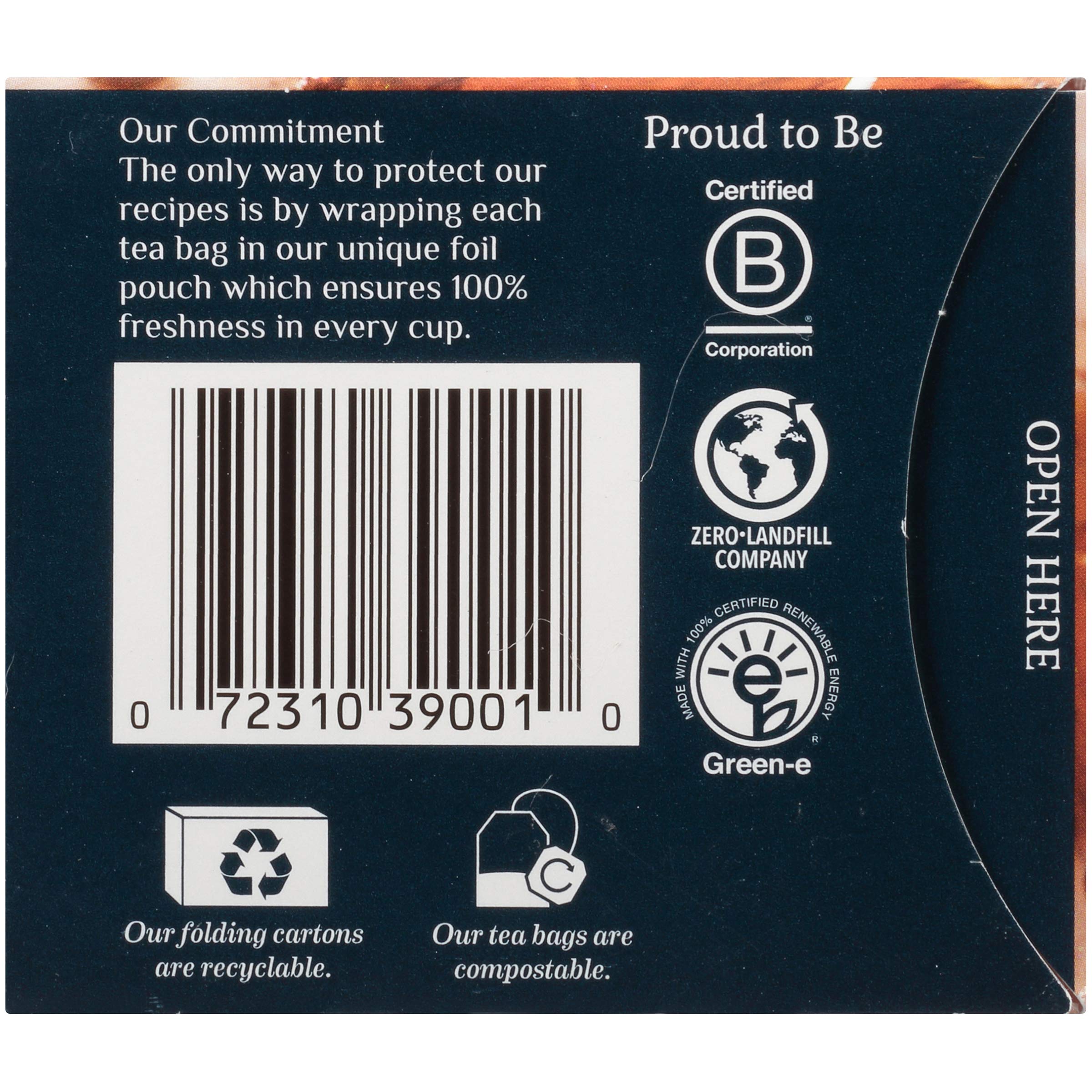 Bigelow Botanicals Blueberry Citrus Basil Herbal Tea Bags - Caffeine Free, 54 Count (3 Packs of 18) - Cold Water Infusion for Refreshing Iced Tea & Healthy Hydration - Perfect for Summer, Office & Relaxation