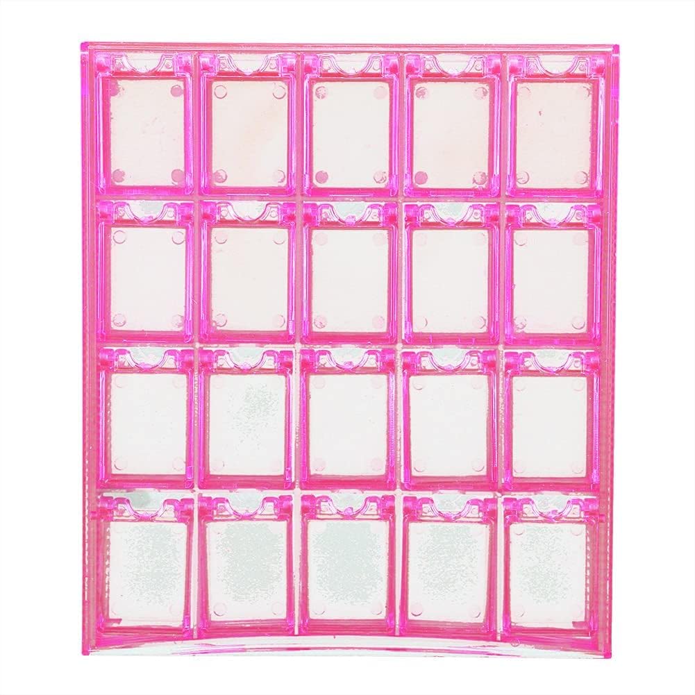 2-Pack Clear Plastic Storage Boxes - BPA-Free, Non-Toxic Organizers for Home, Salon & Beauty Supplies | Perfect for Makeup, Nail Tools & Hair Accessories Organization (Red)