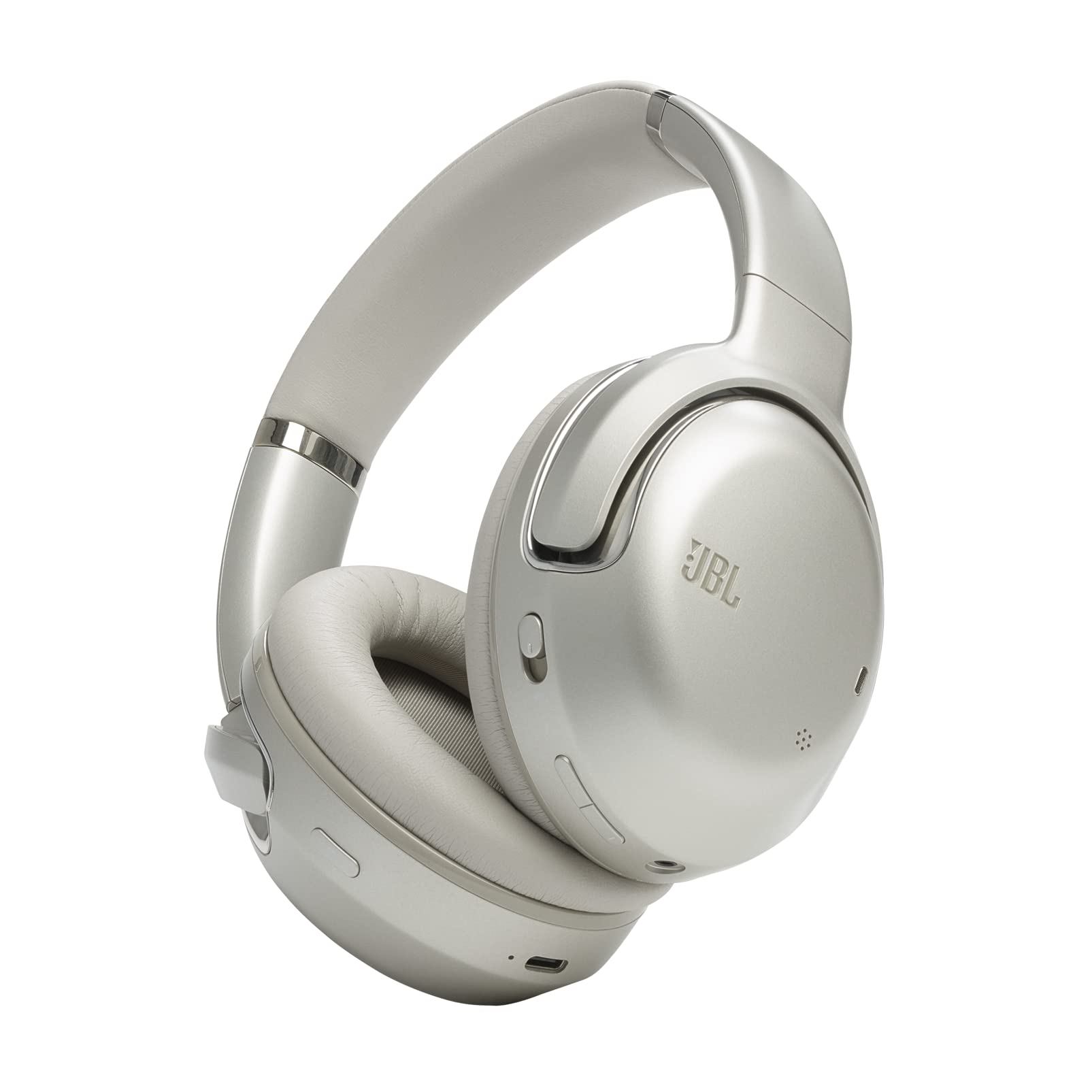JBL Tour One M2 Wireless Over-Ear Headphones with Active Noise Cancelling, 50-Hour Battery Life, Bluetooth 5.3 - Champagne Gold | Perfect for Travel, Work & Music Lovers