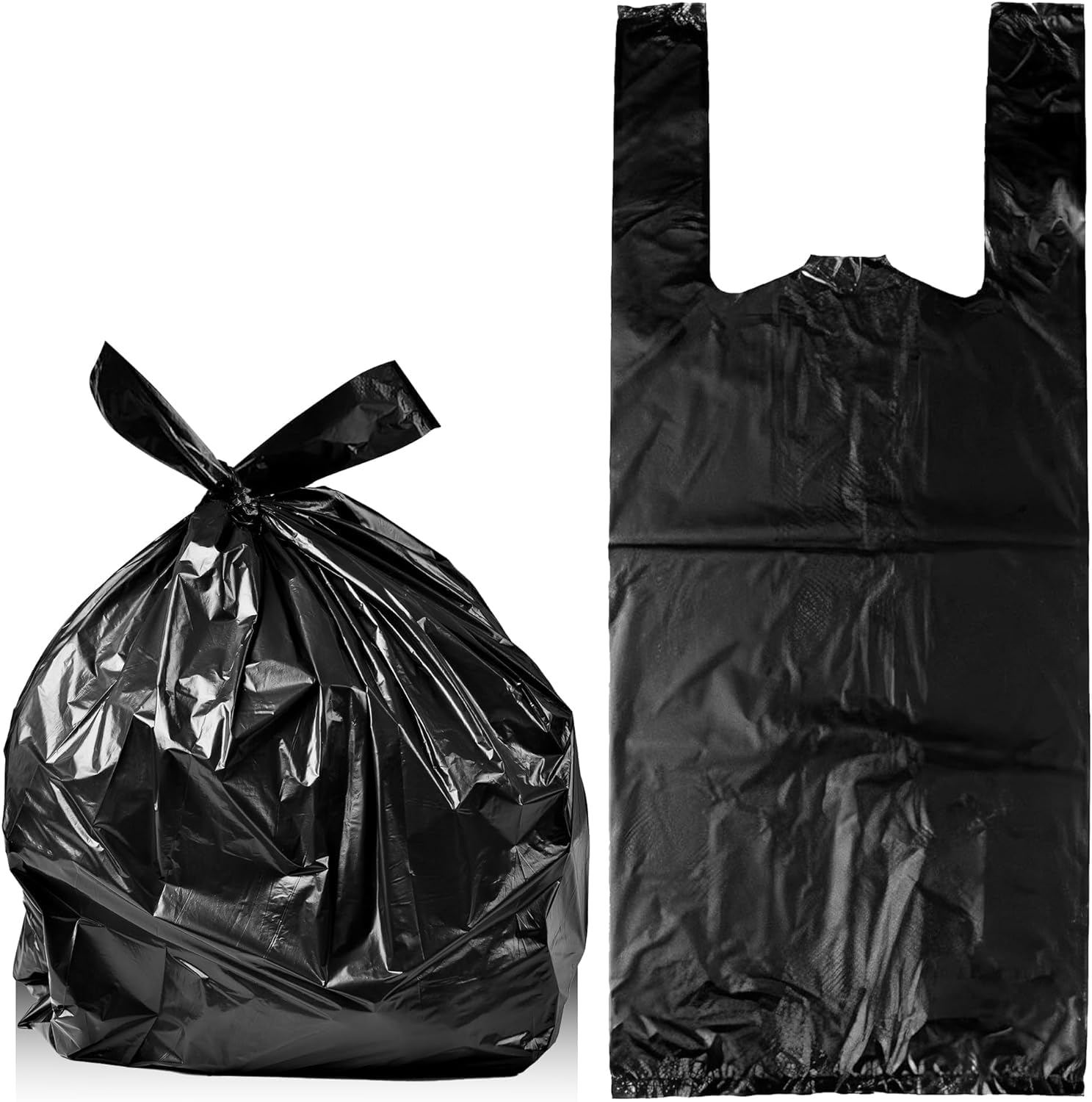 100 Count Black Adult Diaper Disposal Bags - Extra Thick 15%, Strong & Odorless - Hygienic Incontinence Waste Bags for Home Care, Travel & Hospital Use