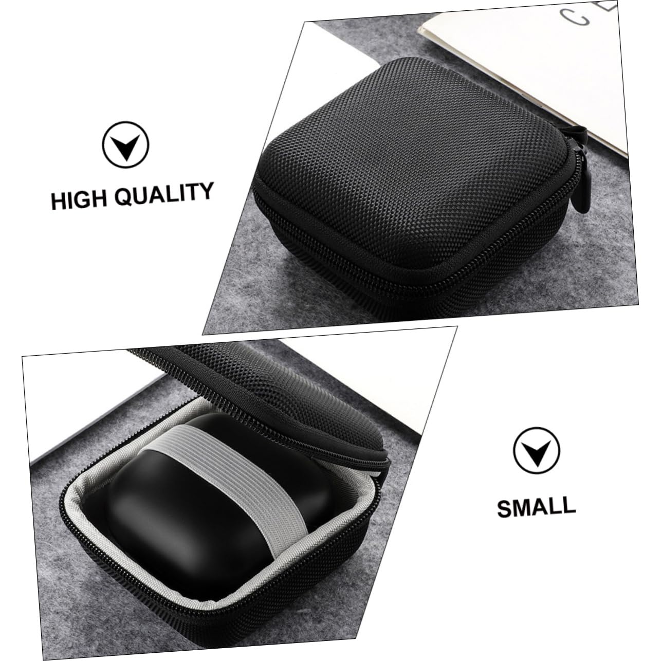 Waterproof Shockproof EVA Earphone Case - Durable Protective Carrying Pouch for AirPods Pro & Wireless Earbuds | Perfect for Travel, Gym, Outdoor Activities & Daily Storage