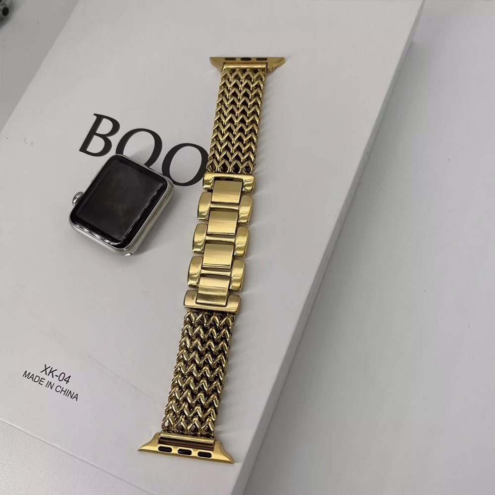 ElysiumHalo Apple Watch Band for Women - Stylish Replacement Strap Compatible with Apple Watch Series 9/8/7/6/5/4/SE - Perfect for Workouts, Office Wear & Everyday Fashion Accessory
