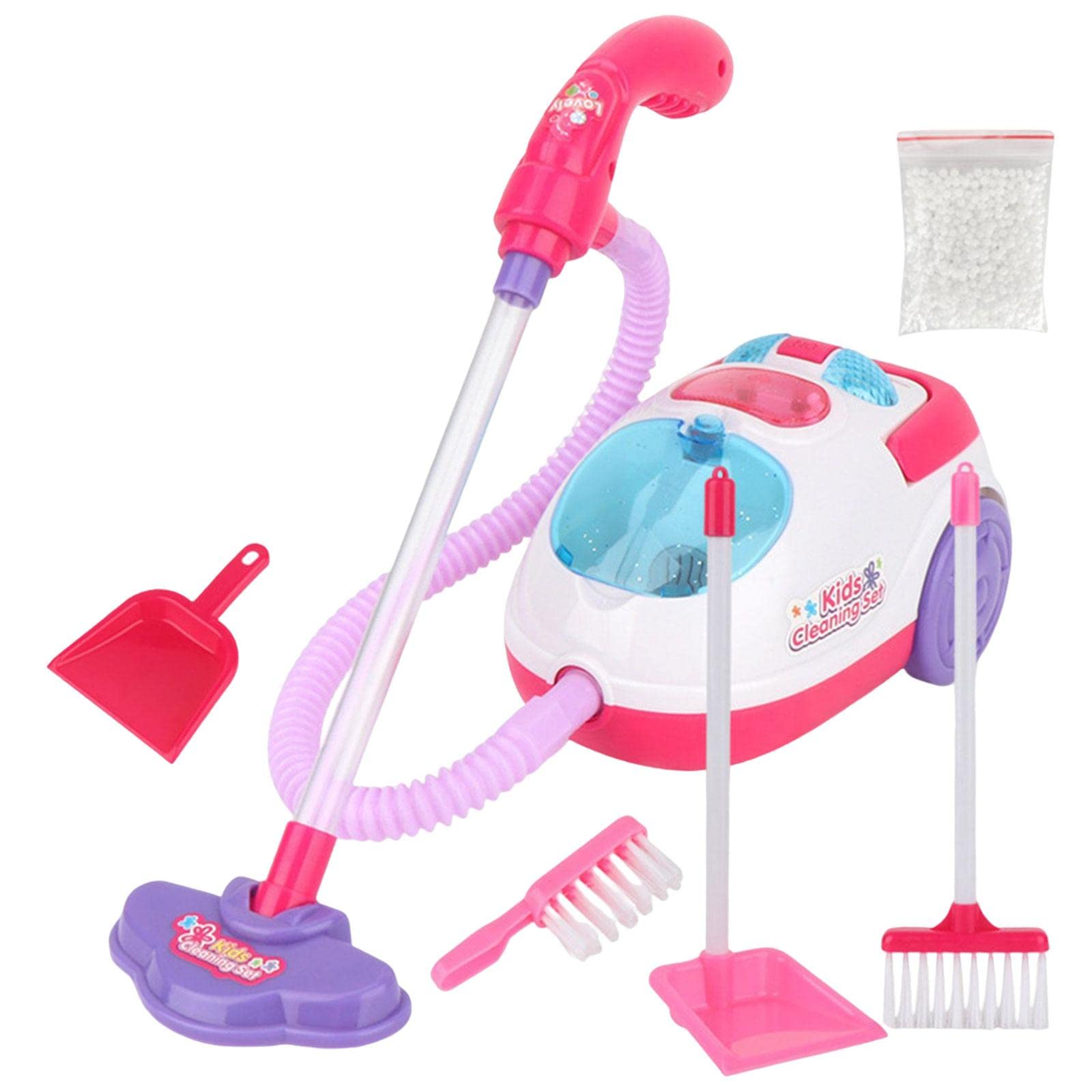 **Kids Pretend Play Vacuum Cleaner Toy - Realistic Toddler Cleaning Set for Role Play & Household Chores - Fun Learning Toy for Indoor & Outdoor Play**