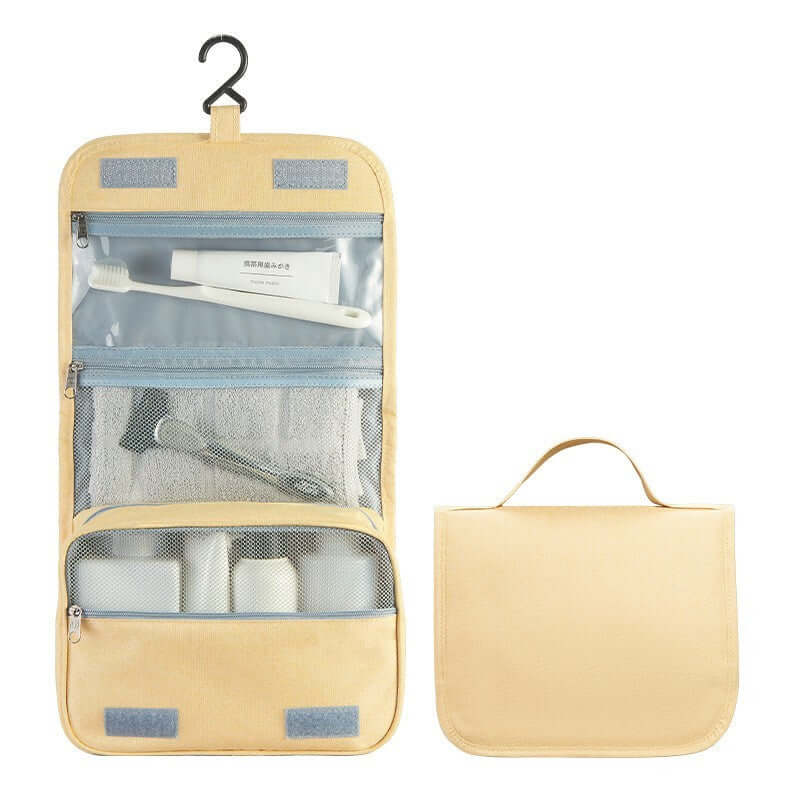 Waterproof Hanging Foldable Travel Toiletry Bag for Women & Men - Perfect for Camping, Gym, and Vacation Trips | A1352