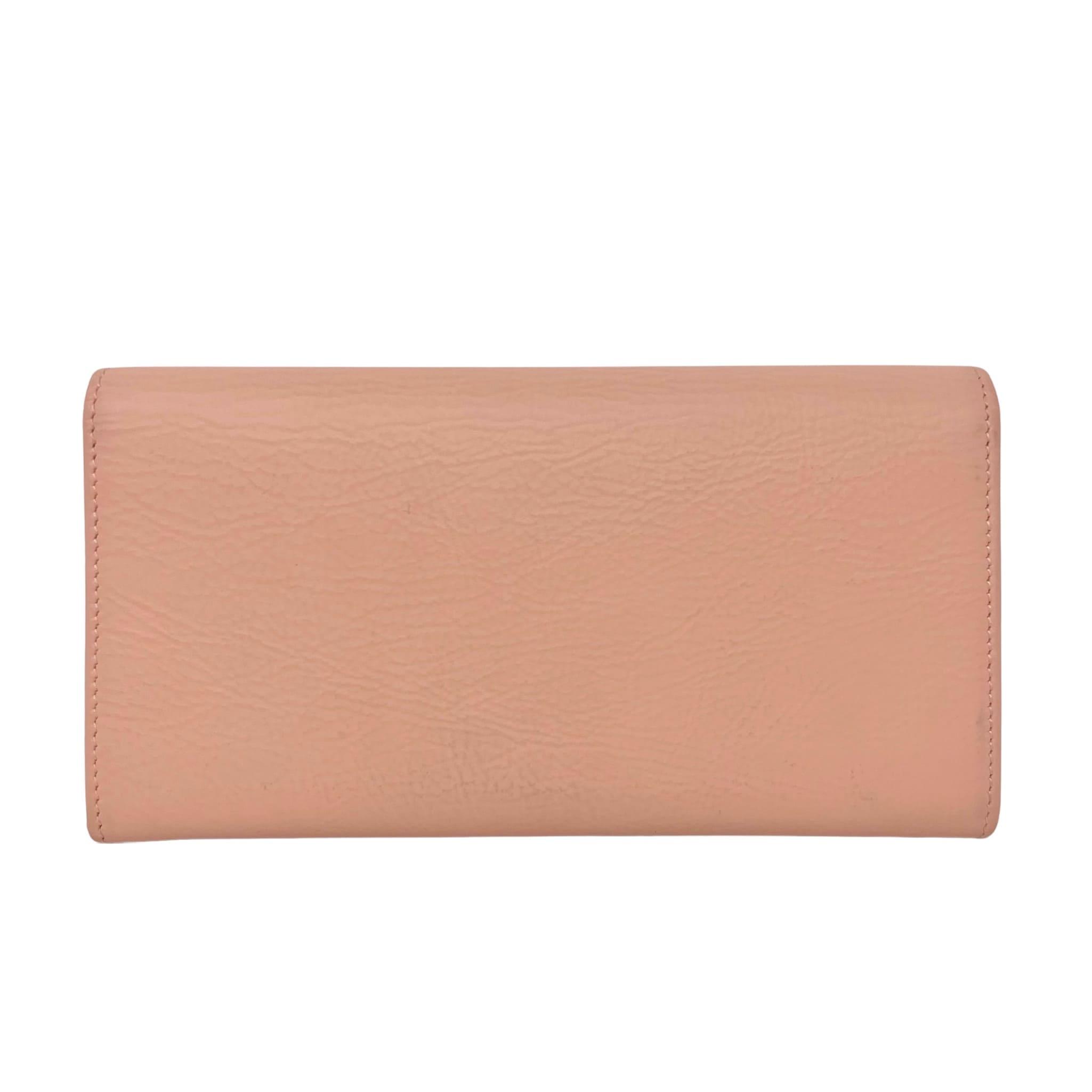 Balenciaga Beige Classic Long Wallet for Women | Genuine Leather Luxury Bifold Wallet | Perfect for Everyday Use, Travel & Gifting