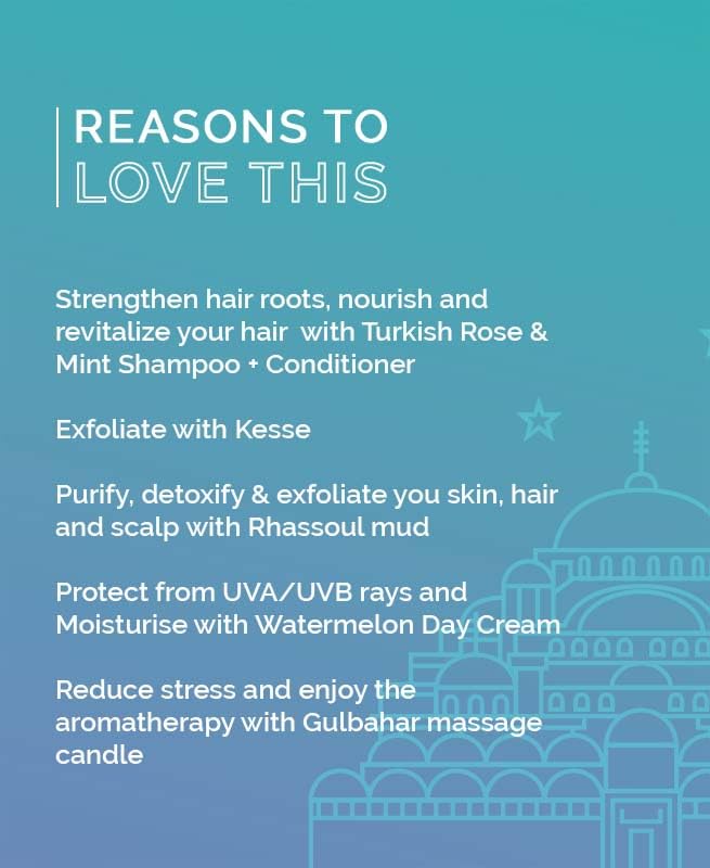 Authentic Turkish Hammam Kit - Exfoliating & Cleansing Set for Spa-Like Skin Care at Home | Global Beauty Secrets