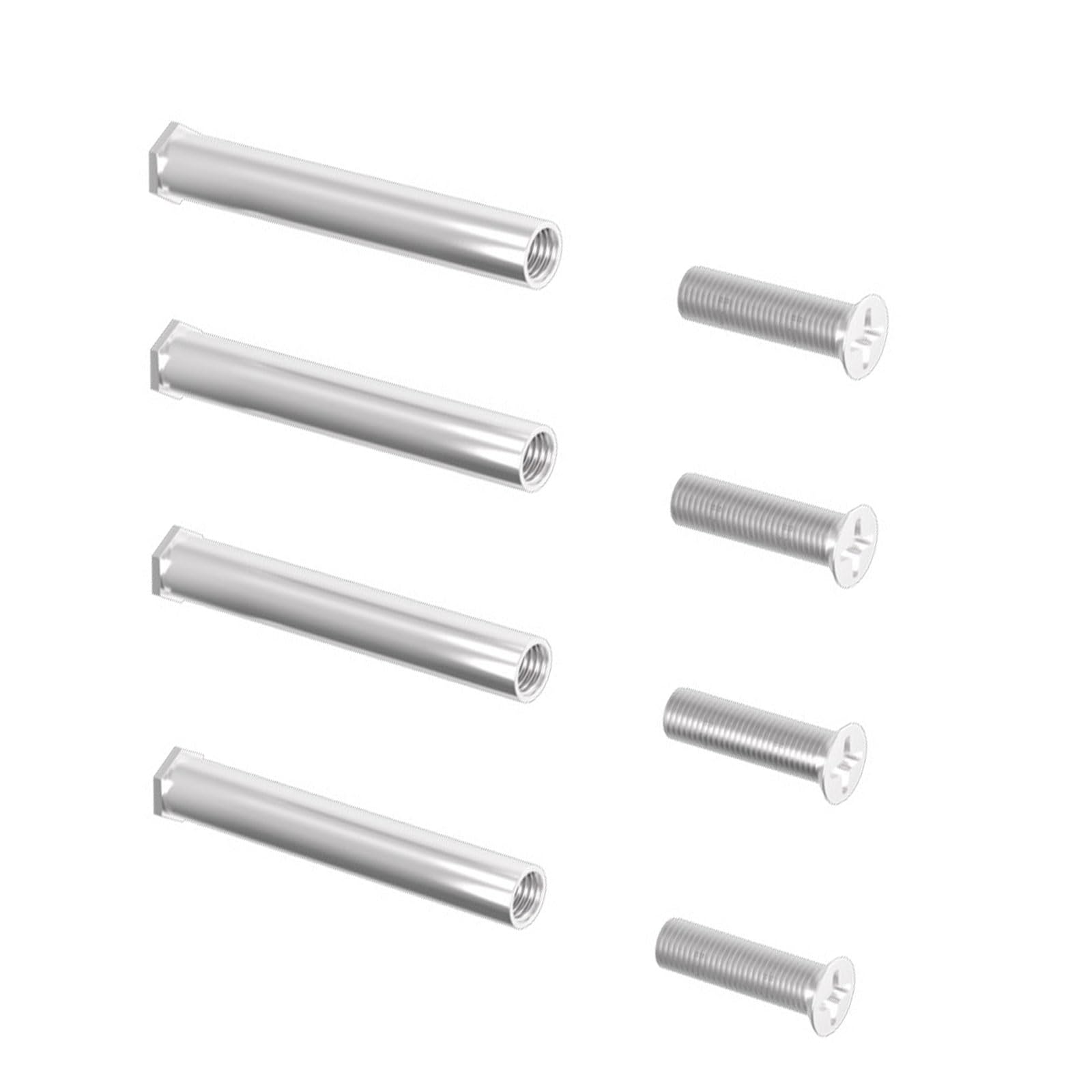 KASFDBMO 4pcs Flat Head Long Screws for 25mm Thickness Computer Fan - Replacement Screws for PC Cooling Fans - Perfect for DIY Computer Builds and Fan Upgrades