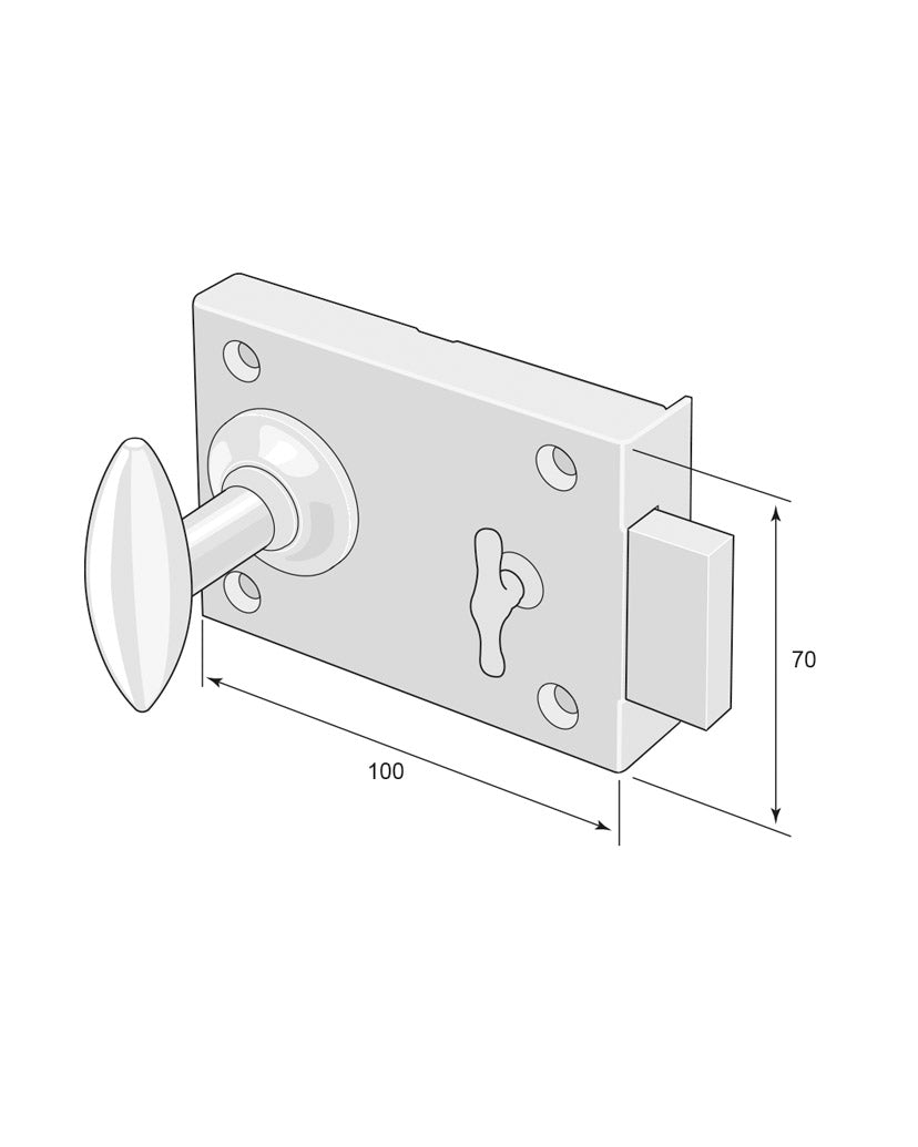 FA Stenman 3 Cabinet Lock - Premium Security Solution for Home & Office Storage - Perfect for Cabinets, Drawers, and Furniture Protection