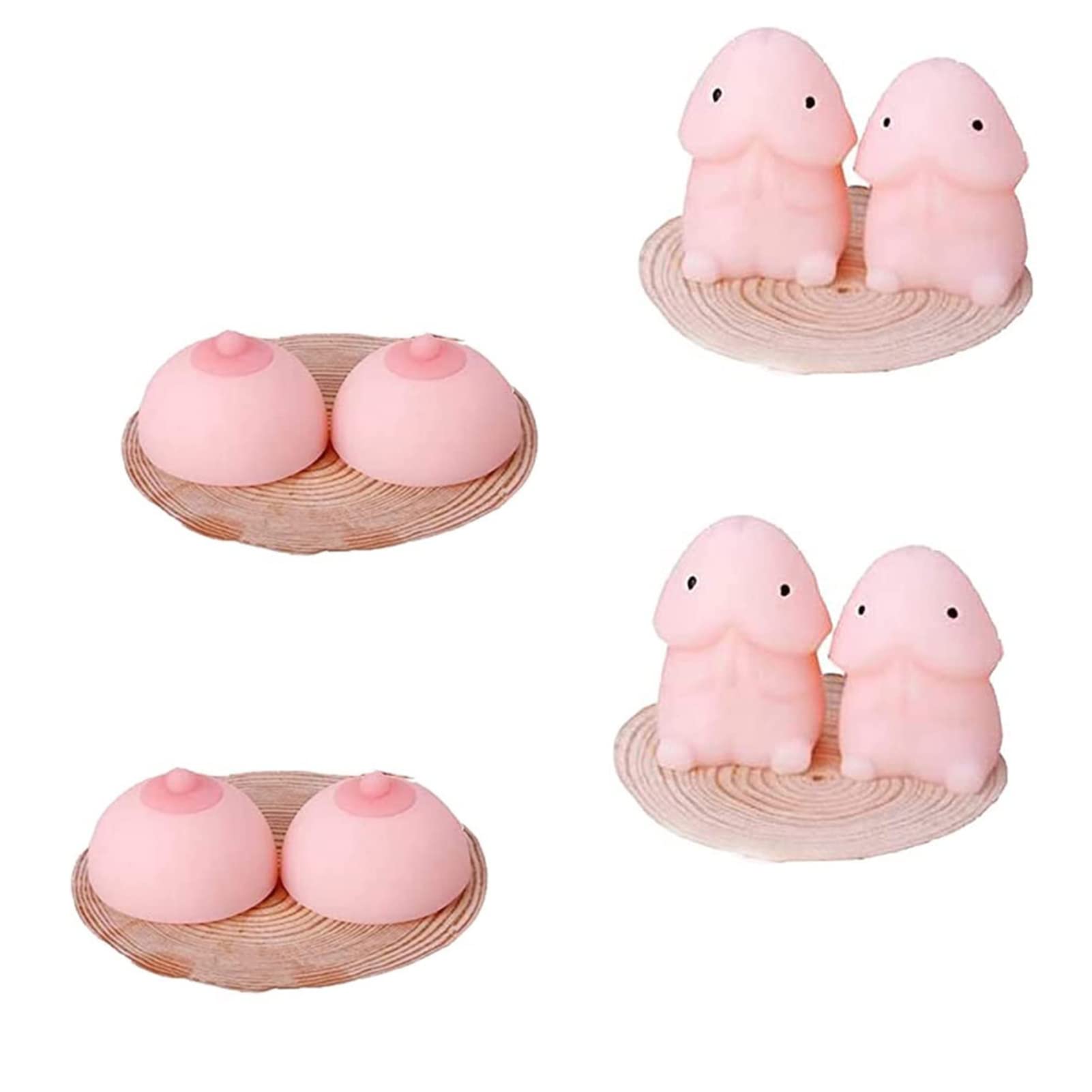 Cute Kawaii Squishy Toys for Stress Relief - Mochi Squishies for Adults & Kids - Office & Home Use