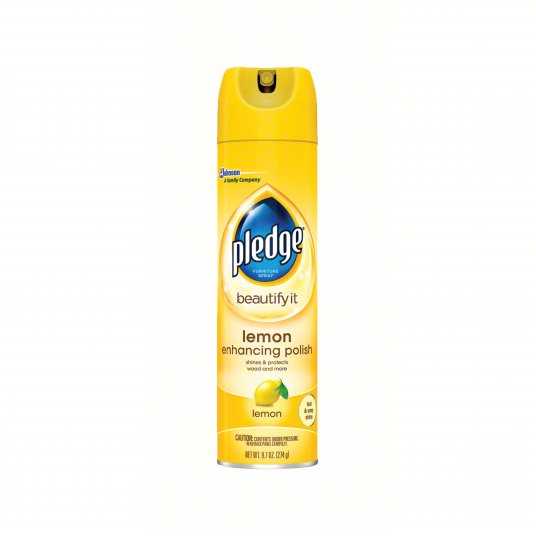Pledge Furniture Polish Aerosol Spray - 6 Pack | Wood Polish & Cleaner for Tables, Chairs & Cabinets | Quick Shine & Dust Protection for Home & Office Furniture