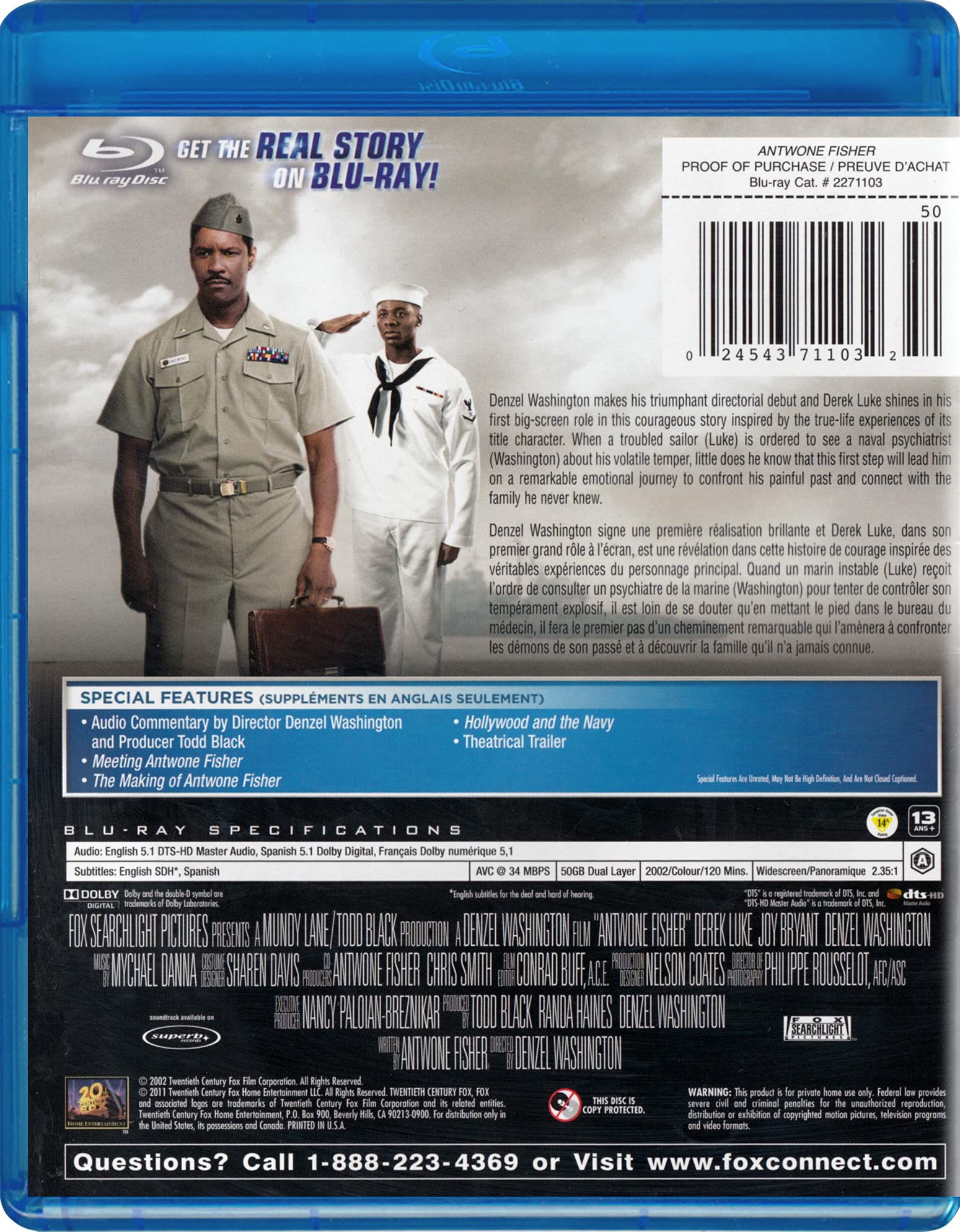 The Antwone Fisher Story - Inspirational True Story DVD - Perfect for Movie Nights & Drama Lovers