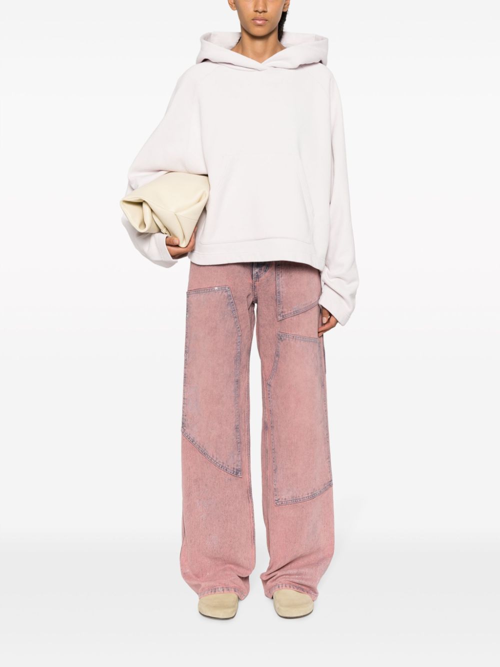 Women's Pink Closed Knit Sweaters - Cozy Winter Pullovers for Casual Wear & Layering
