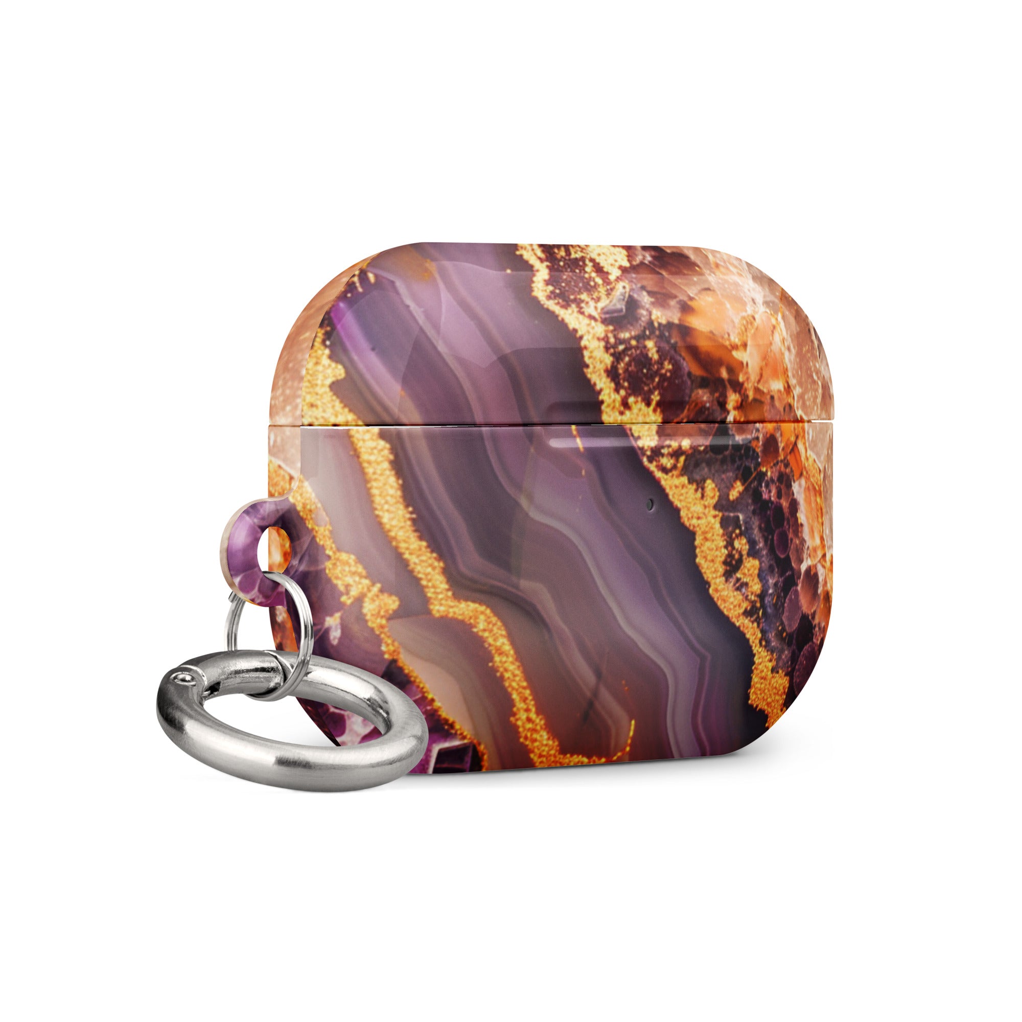 Premium Gold Trim AirPods Case - Stylish & Protective Cover for AirPods 1/2/3/Pro - Perfect for Travel, Workouts & Everyday Use