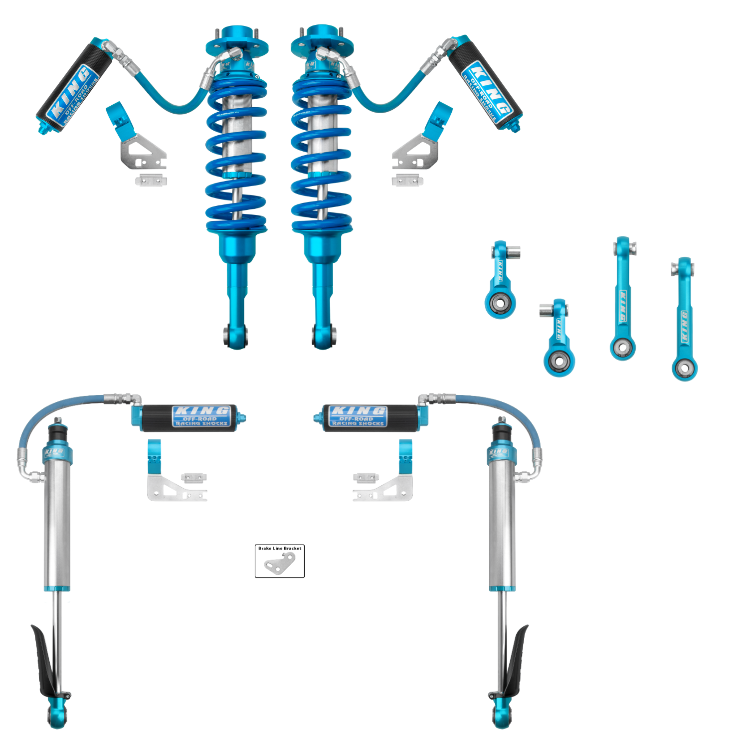 24+ Toyota LC250 & Lexus GX550 Complete King Shock Suspension Kit - Off-Road Performance Upgrade for Adventure & Overlanding