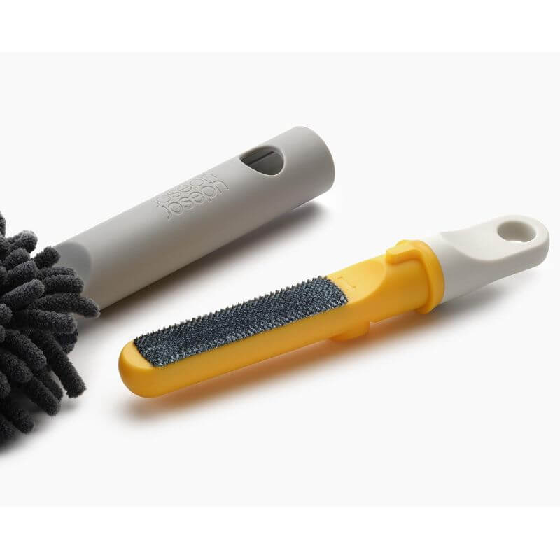 Joseph Joseph CleanTech Duster with Storage Sheath - Premium Microfiber Dusting Tool for Home Cleaning - Perfect for Furniture, Electronics, and Hard-to-Reach Areas