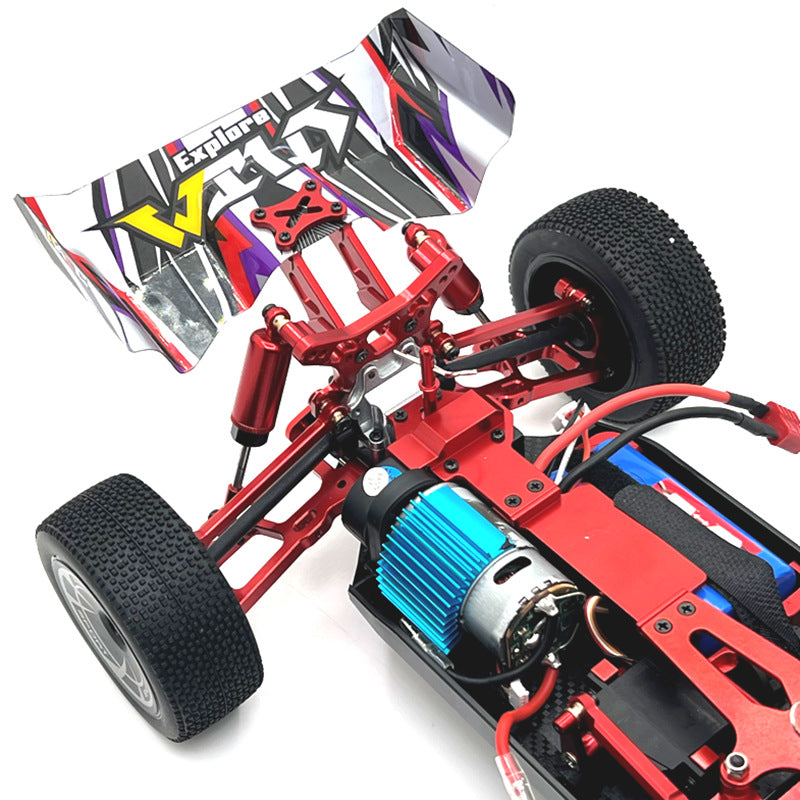 WLtoys 144016 144018 RC Car Metal Upgrade Kit - Aluminum Alloy Arms, Links & Steering Cups for Off-Road Racing & Bashing