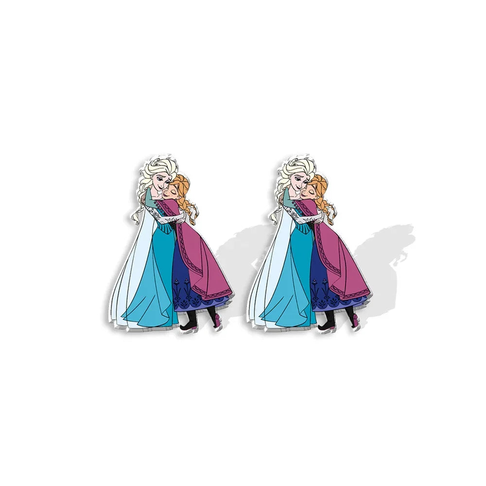 Frozen-Inspired Earrings - Disney Princess Jewelry for Women & Girls | Perfect for Cosplay, Costume Parties & Disney Themed Events