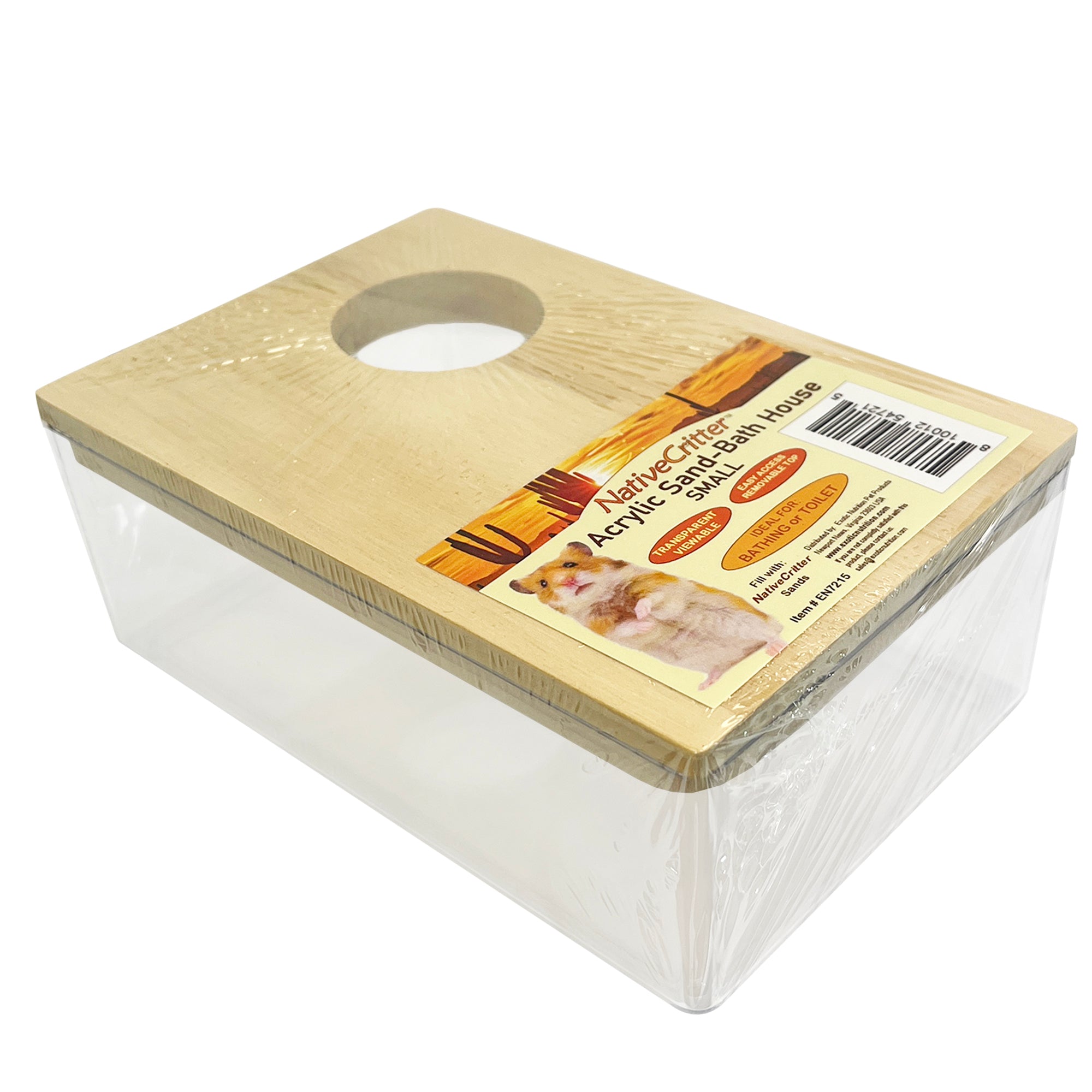 Premium Acrylic Sand Bath for Reptiles & Small Pets - Transparent Habitat for Bearded Dragons, Geckos & Snakes - Ideal for Basking, Digging & Natural Behavior Stimulation