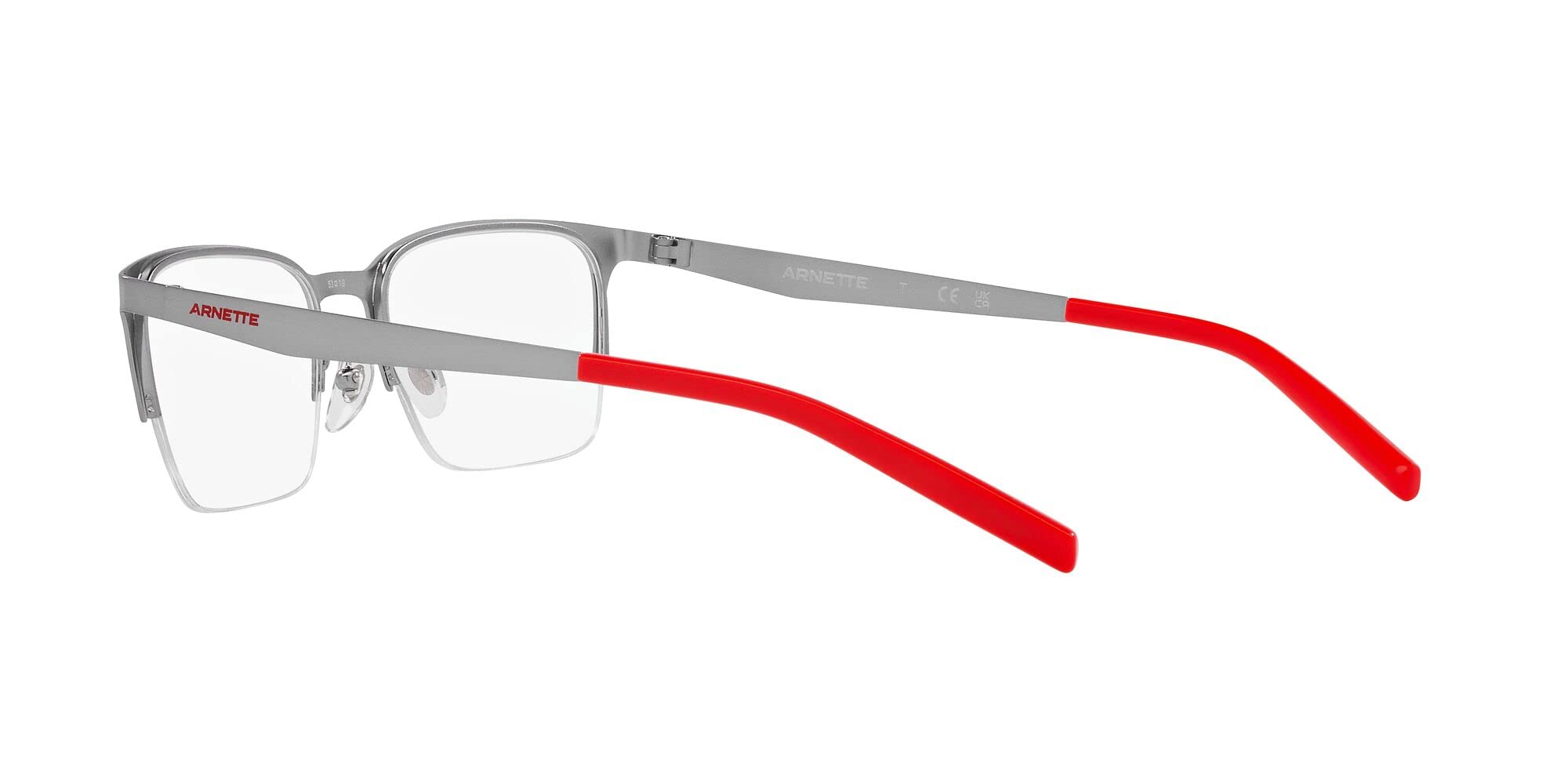 ARNETTE Men's An6126 Makaii Metal Rectangular Prescription Eyeglass Frames - Lightweight Durable Eyewear for Work, Reading & Everyday Use