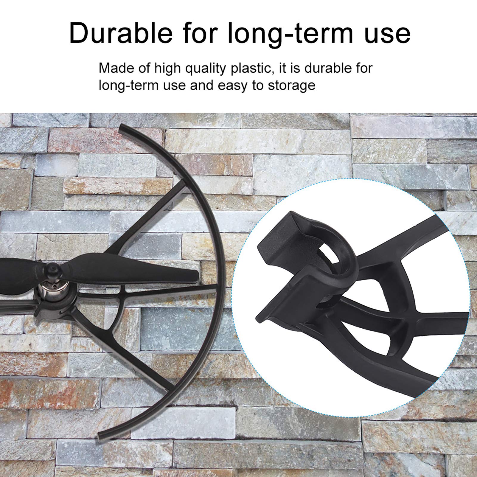 Shanrya 4pcs Drone Propeller Guards - Compatible with Tello RC Drones, Durable Blade Protectors for Safe Flying - Perfect for Indoor and Outdoor Drone Protection