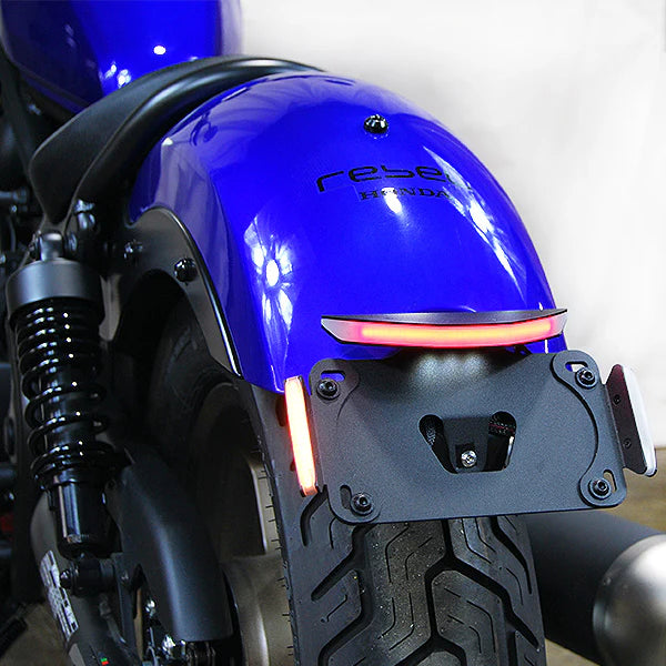 Honda Rebel 500 Fender Eliminator Kit for 2017-2023 Models - Rear Fender Delete, License Plate Relocator - Perfect for Motorcycle Customization & Clean Look Upgrades