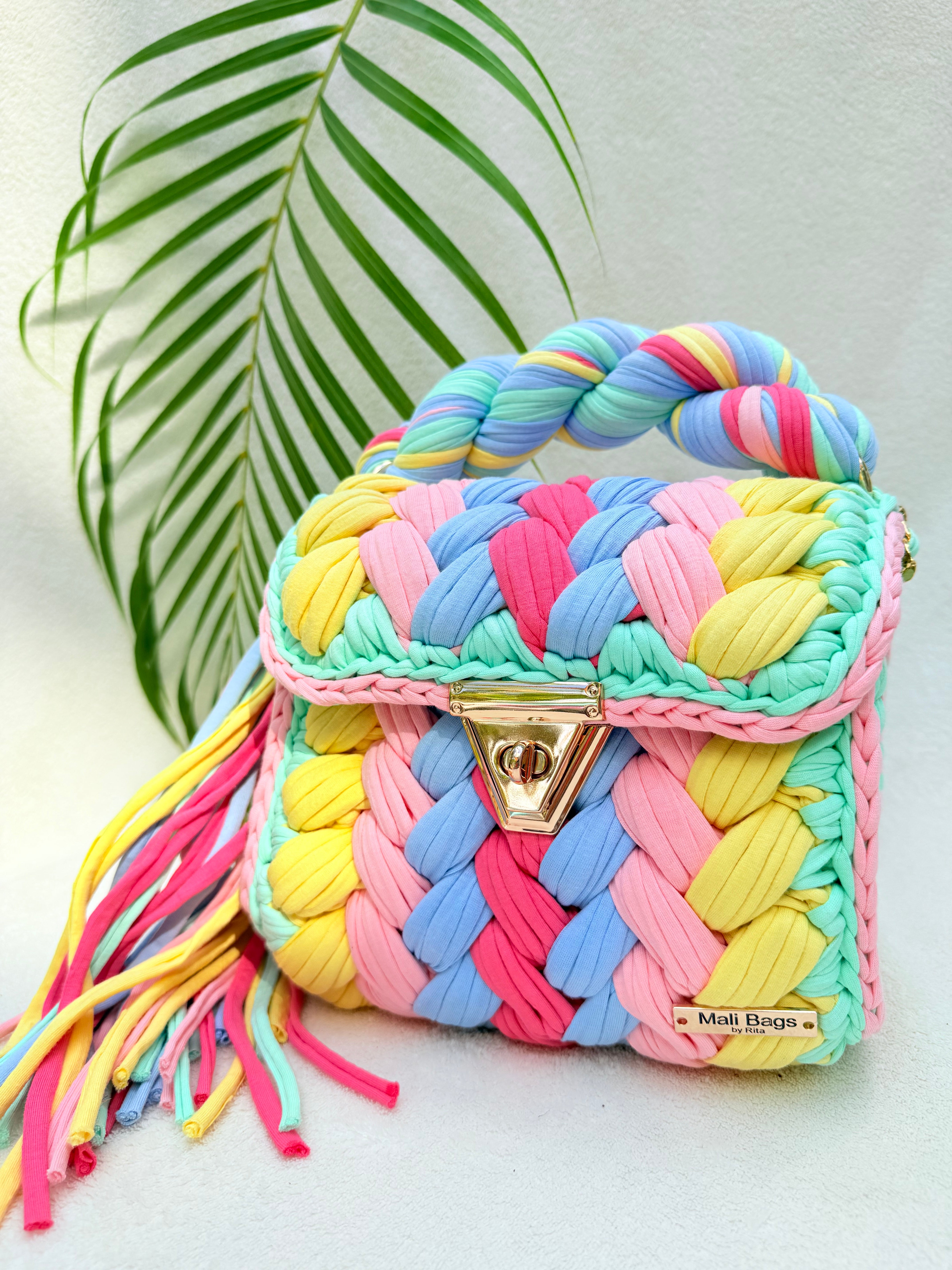 Premium Candy Yarn Bag - Soft & Durable Knitting Yarn Storage for Crochet, DIY Crafts & Gift Wrapping | Perfect for Organizing Needlework Supplies & Handmade Projects