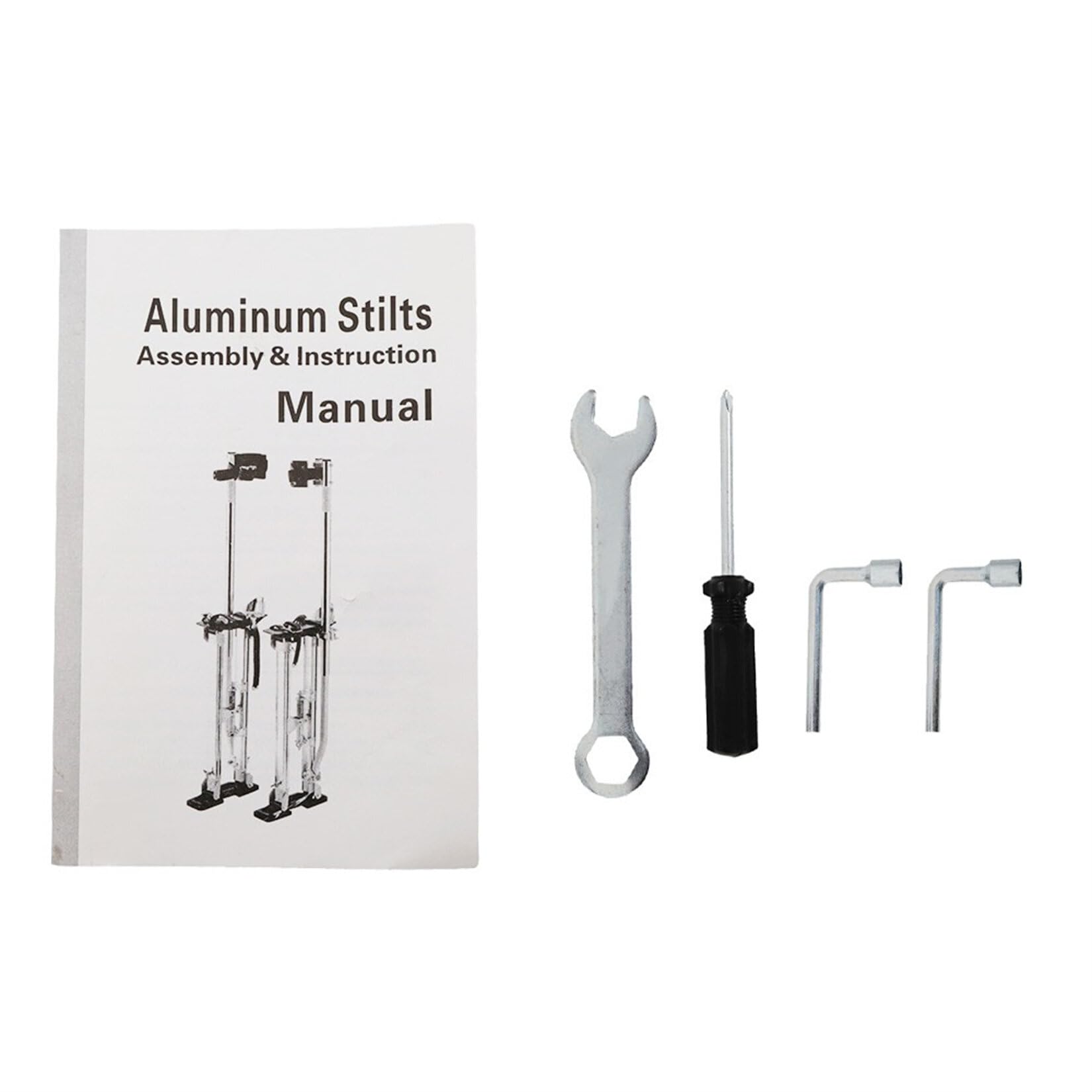 36-48 Inch Adjustable Aluminum Drywall Stilts - Blue Professional Painting & Cleaning Stilts for Construction, Ceiling Work & Home Renovation