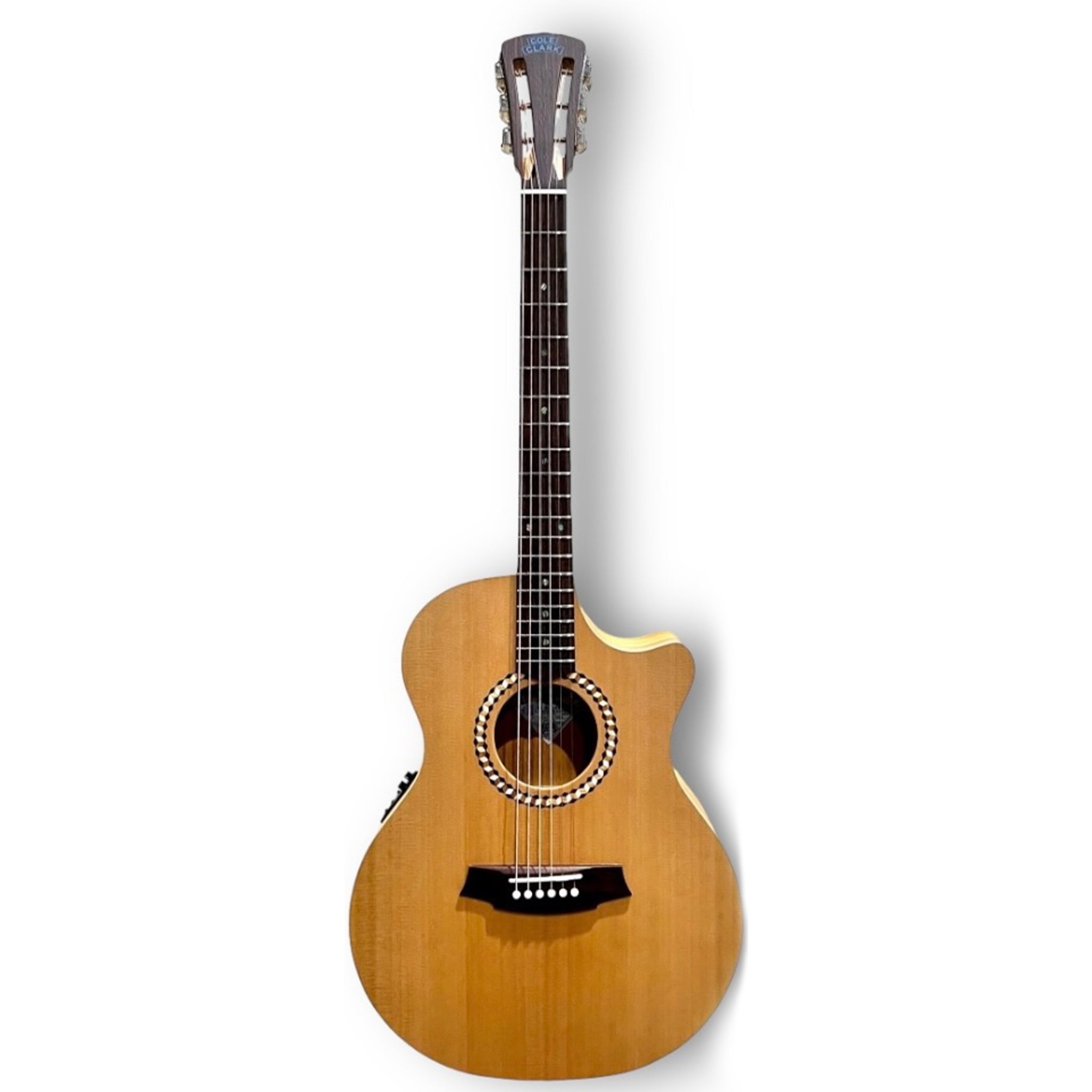 Cole Clark CCSRAN2EC MMAHR Grand Auditorium Acoustic Guitar - Mahogany Body for Studio Recording & Live Performance | Perfect for Musicians, Singer-Songwriters & Professional Recording Sessions