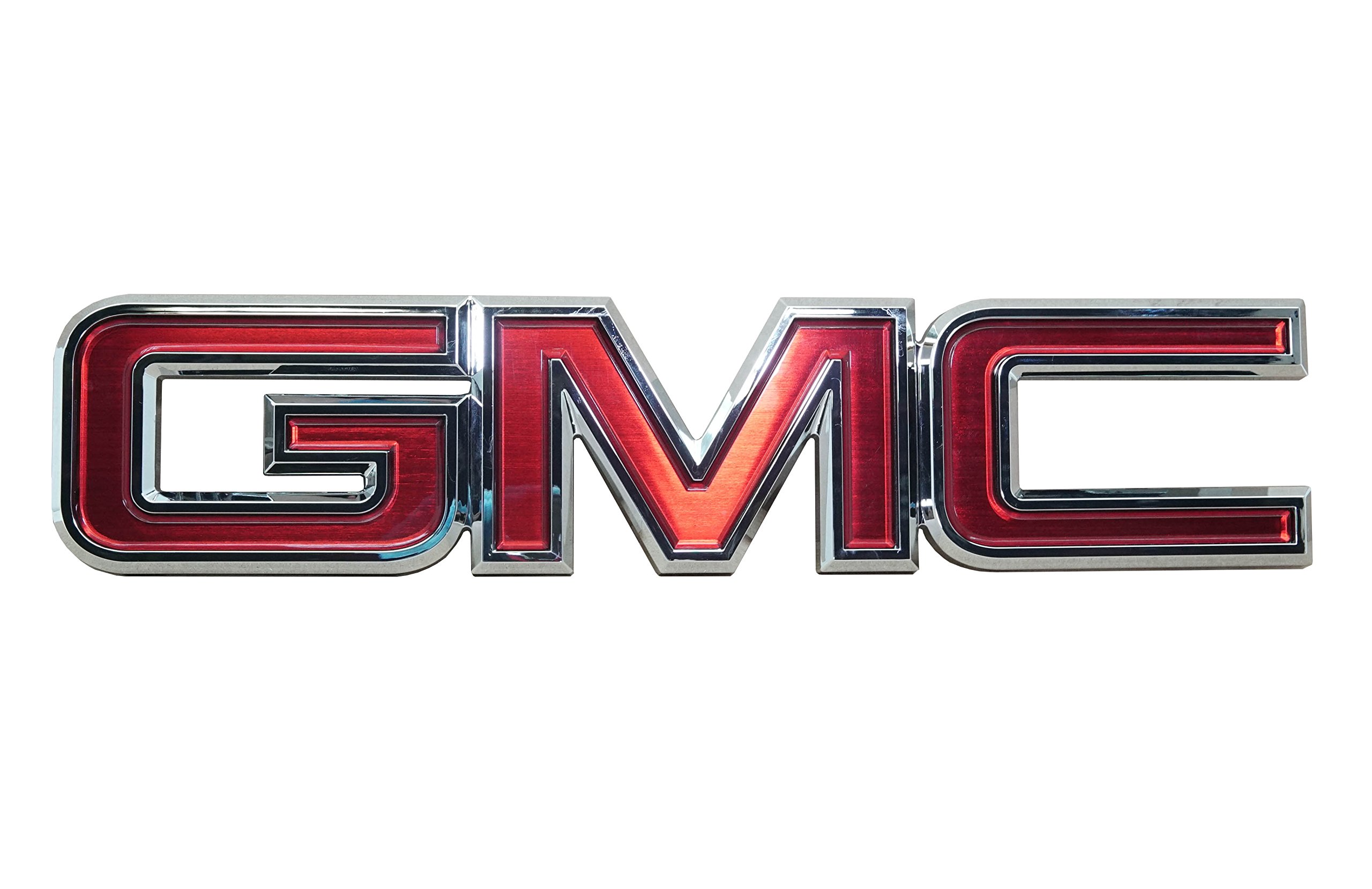Authentic General Motors Red Metal Truck Emblem - Classic GM Car Badge for Chevy, GMC & Cadillac - Perfect for Restoration, Customization & Car Enthusiast Gifts