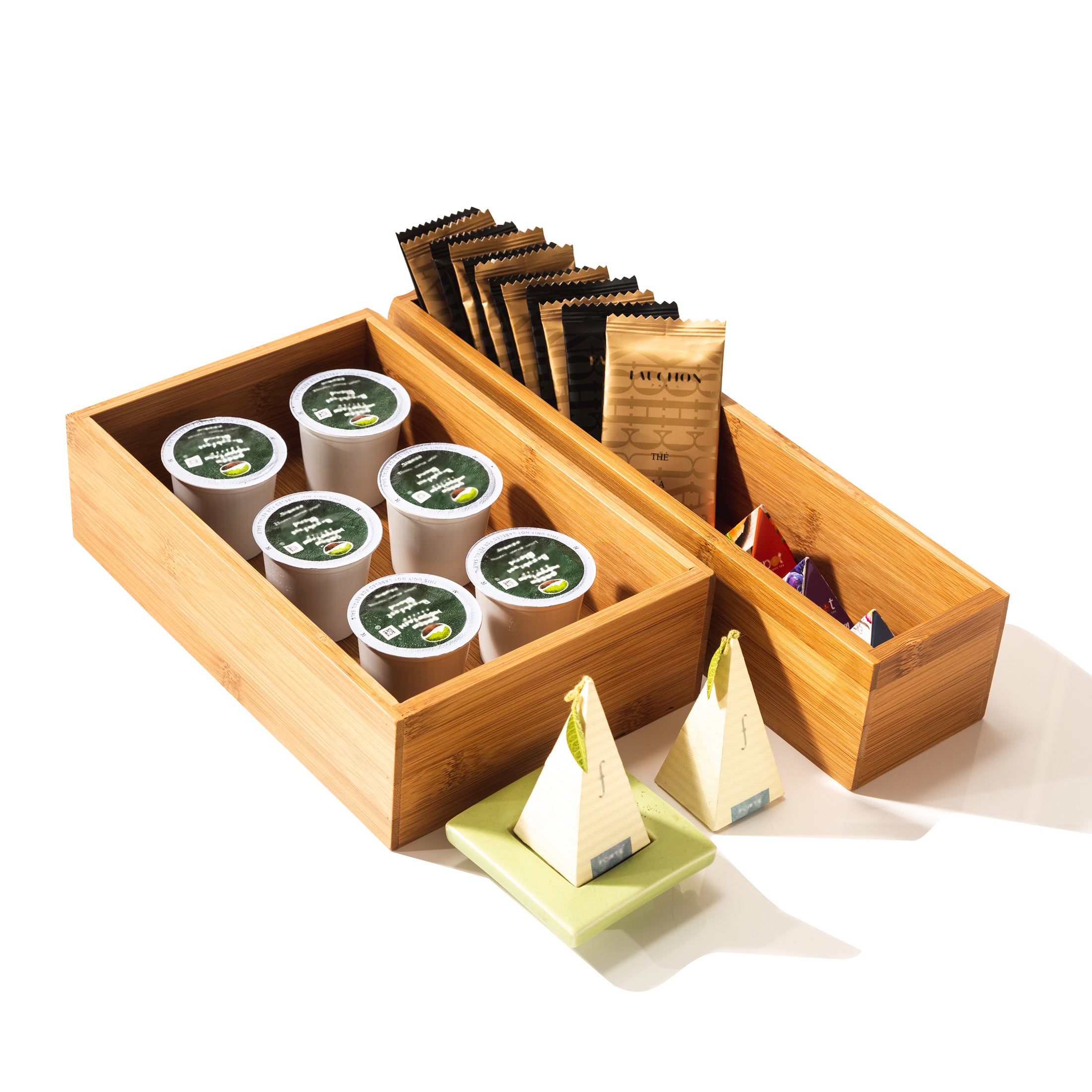 10-Piece Bamboo Storage Box Set - Eco-Friendly Organizer for Home, Office & Craft Supplies | Perfect for Jewelry, Makeup & Small Items Organization