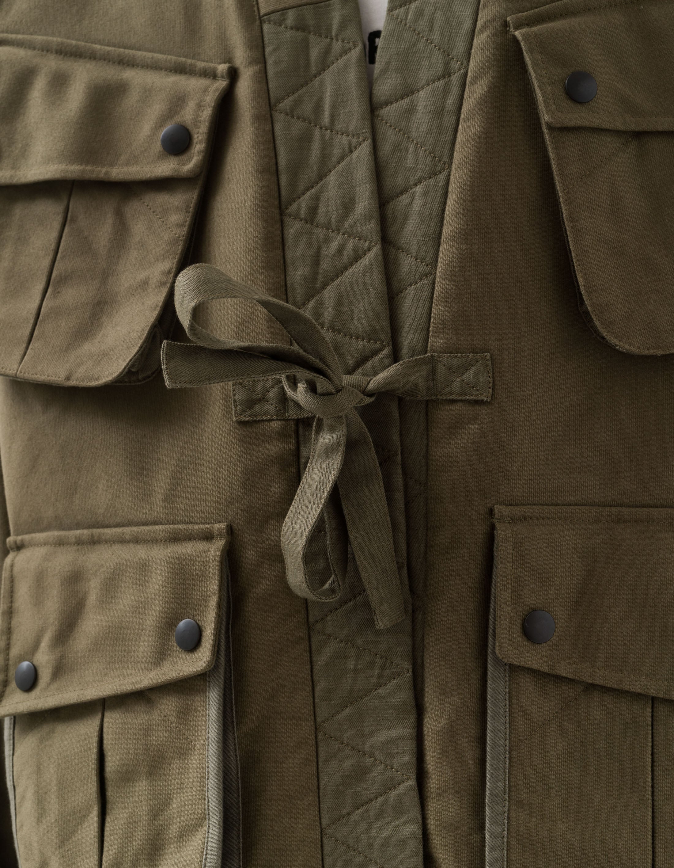 M42 Deck Kimono in Olive Green - Lightweight Japanese Style Kimono Robe for Women - Perfect for Lounging, Yoga, and Spa Relaxation
