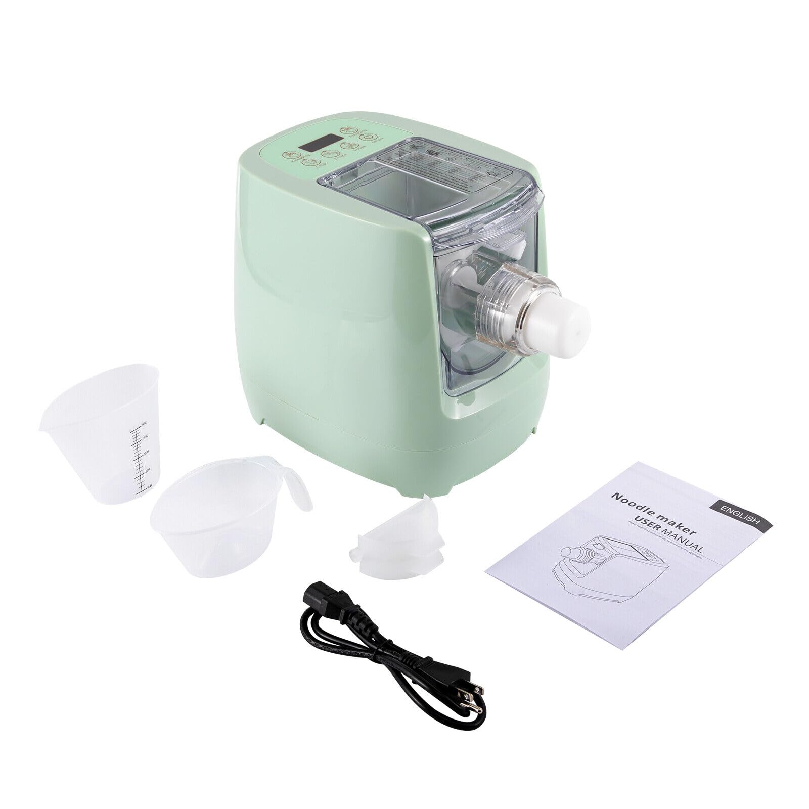Automatic Electric Pasta Maker Machine - 260W Power with 13 Pasta Shapes & 600g Flour Capacity - Includes Measuring Cups - Perfect for Homemade Spaghetti, Lasagna & More - Ideal for Home Chefs & Pasta Enthusiasts - Great for Family Dinners, Italian Cuisine & Gourmet Cooking