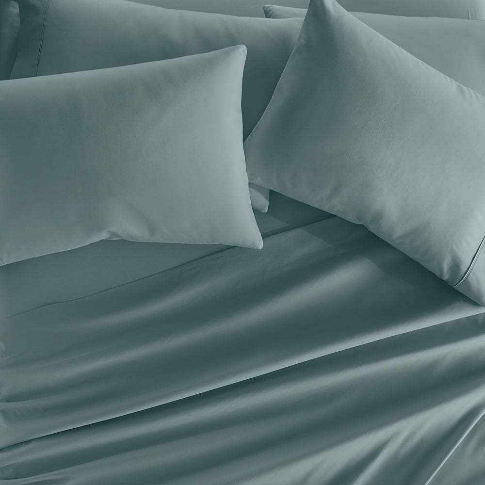 6-Piece Luxury Cotton Bed Sheet Set - Soft, Breathable & Wrinkle-Free - Perfect for Master Bedroom, Guest Room & Dormitory