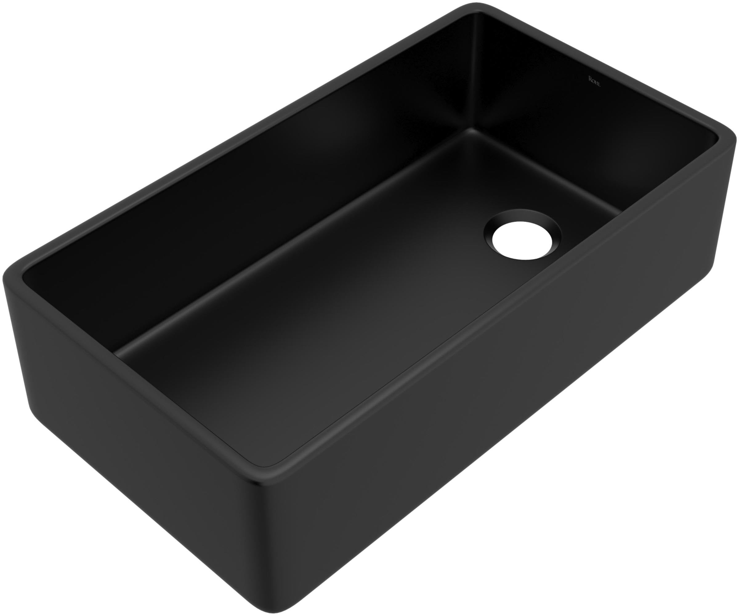 Rohl AL3620AF163 Matte Black Kitchen Faucet with Pull-Down Sprayer - Modern High Arc Design for Easy Cleaning, Perfect for Farmhouse & Contemporary Kitchens