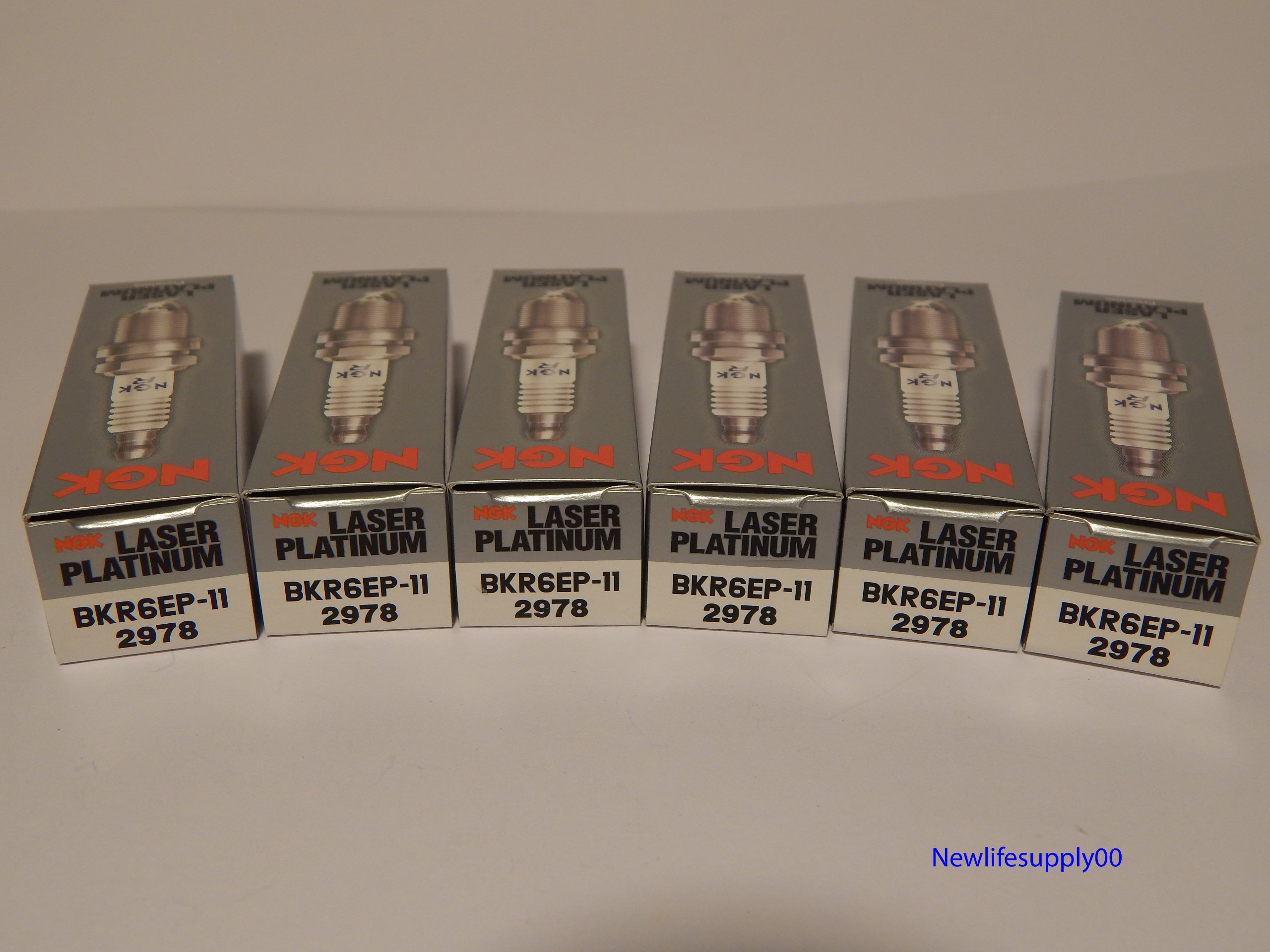 NGK 2978 Laser Platinum Premium Spark Plugs BKR6EP-11 - 6 Pack for High Performance Cars, Trucks & SUVs | Improved Fuel Efficiency & Engine Power | Perfect for Honda, Toyota, Ford & More