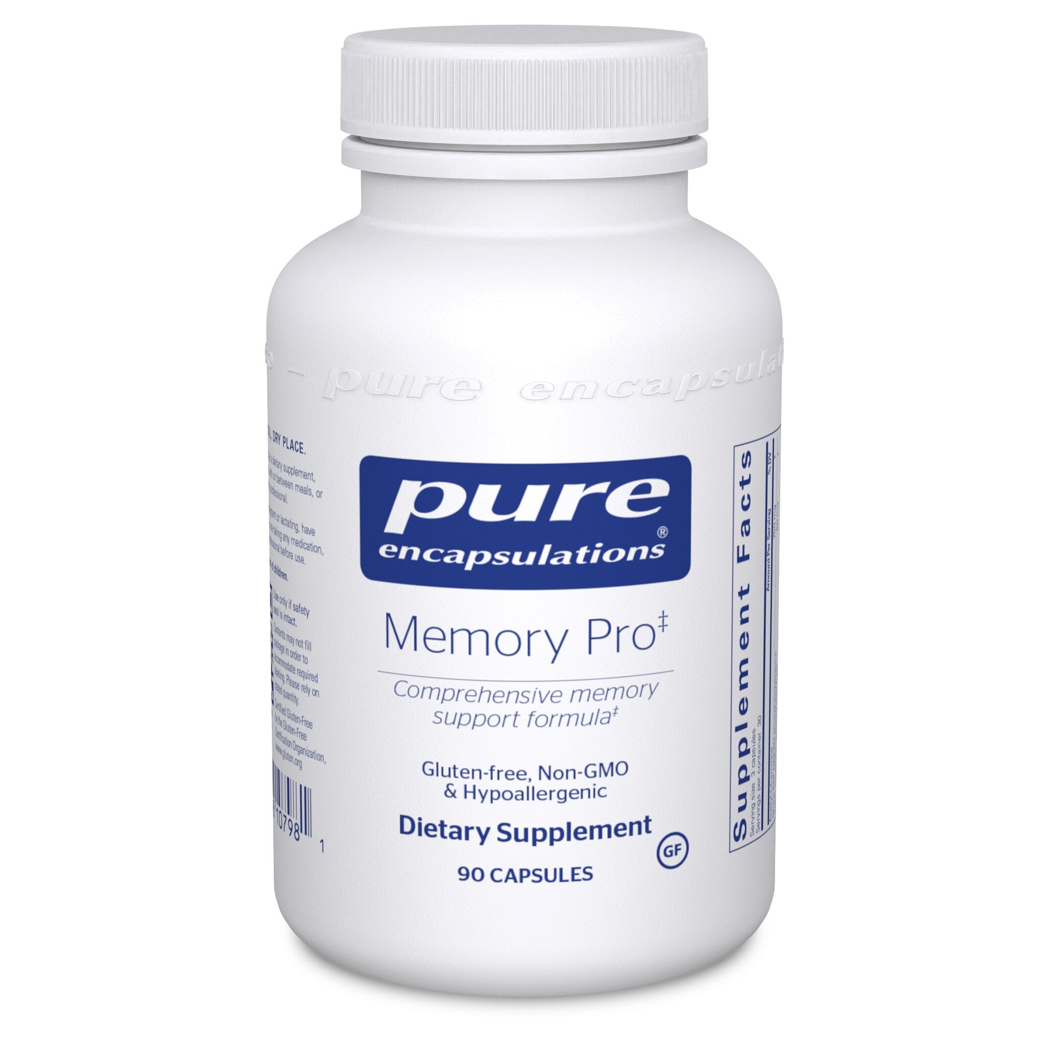 Pure Encapsulations Memory Pro - Brain Health Supplement for Focus & Cognitive Support - Ideal for Students, Professionals & Seniors